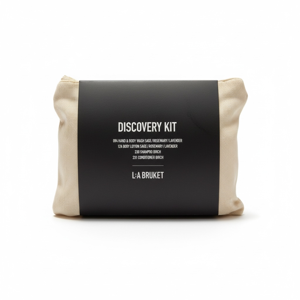 L:A Bruket Discovery Kit - Birch Shampoo & Conditioners 55 ml, Sage Rosemary Lavender Hand Wash and Body Lotions 55 ml-L:A Bruket-Oak Manor Fragrances