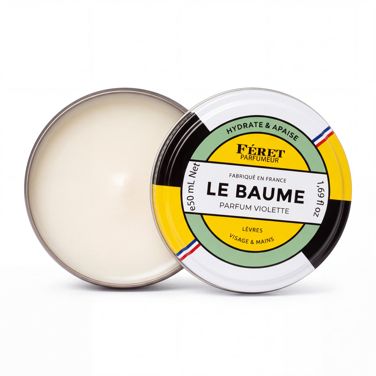 Feret Parfumeur Violet All-In-One Balm 15 ml or 50 ml Tin-Feret Parfumeur-Oak Manor Fragrances