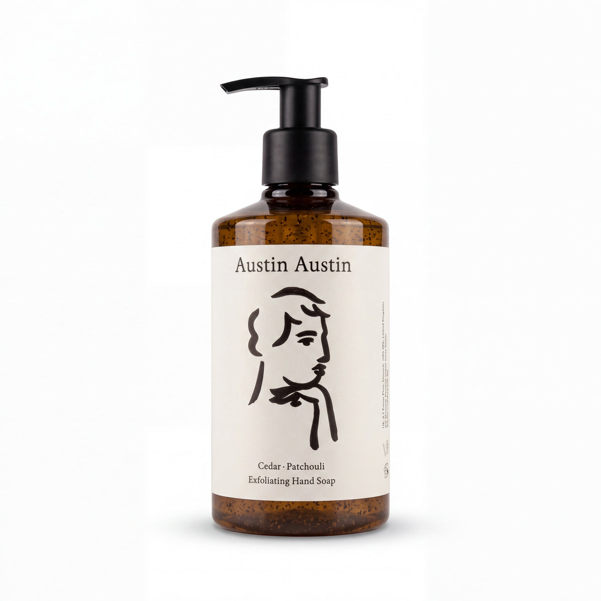 Austin Austin Organic Cedar and Patchouli Exfoliating Hand Soap 300 ml-Austin Austin-Oak Manor Fragrances