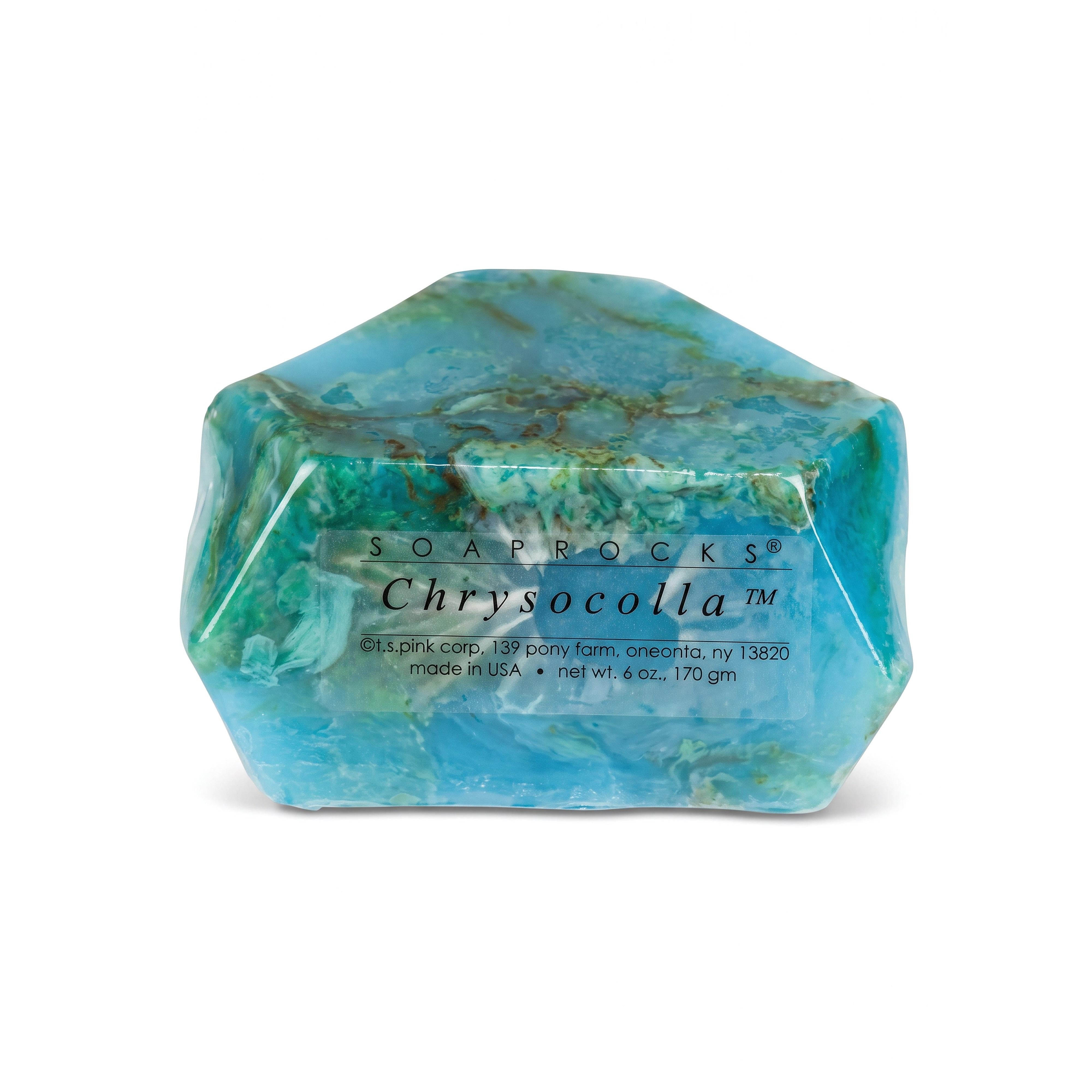 T.S. Pink SoapRocks 6 oz Chrysocolla-T.S. Pink SoapRocks-Oak Manor Fragrances