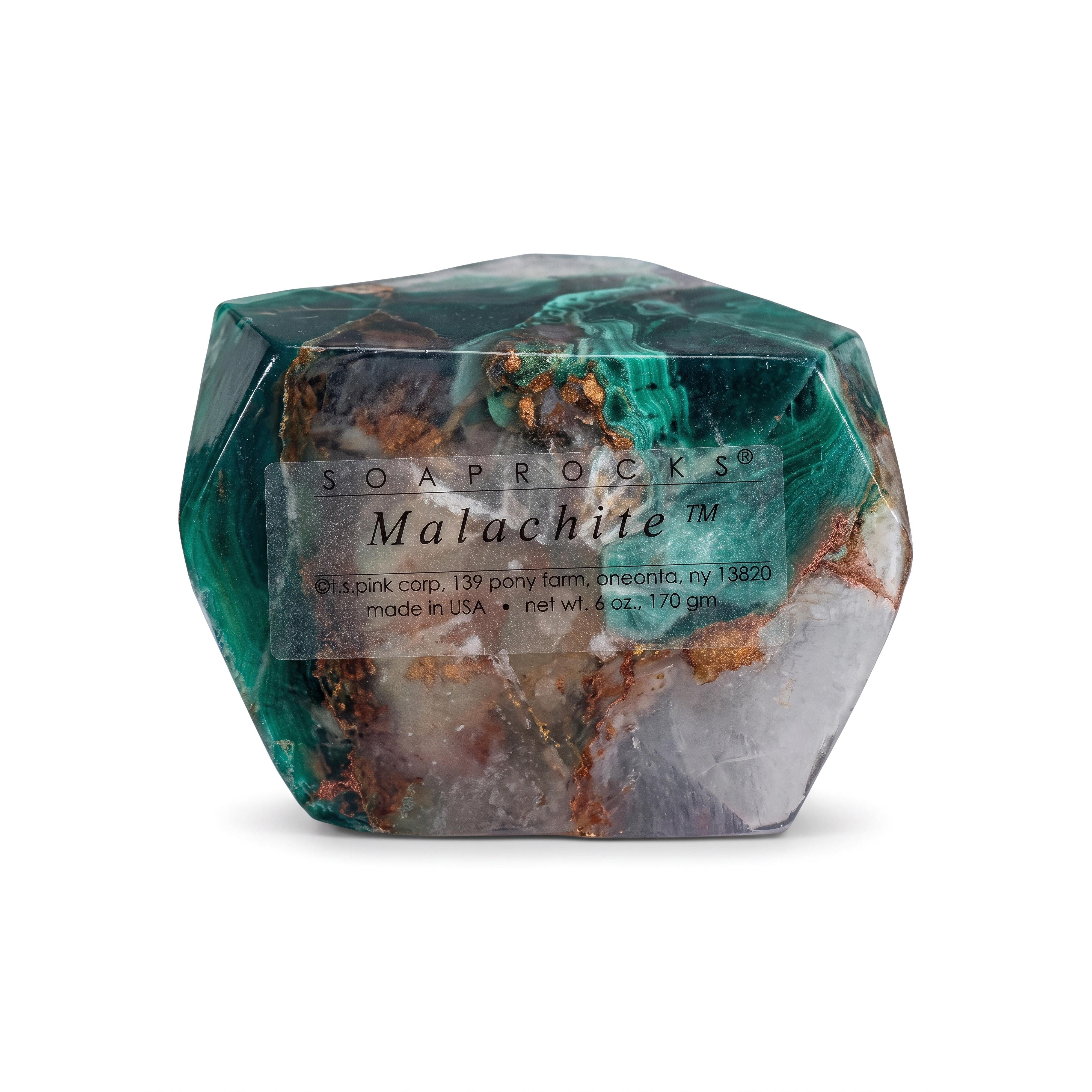 T.S. Pink SoapRocks 6 oz Malachite-T.S. Pink SoapRocks-Oak Manor Fragrances