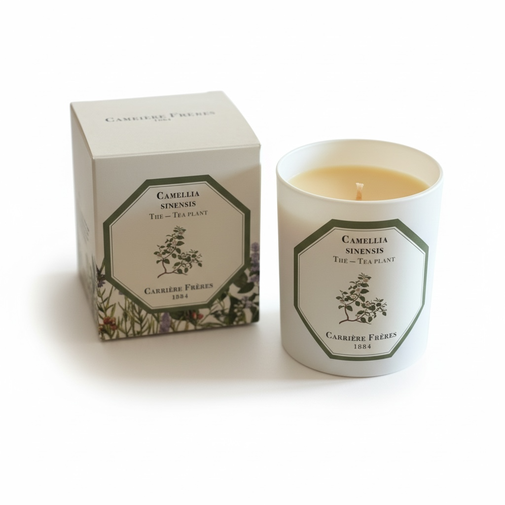 Carriere Freres Tea Plant Candle 185 g-Carriere Freres-Oak Manor Fragrances