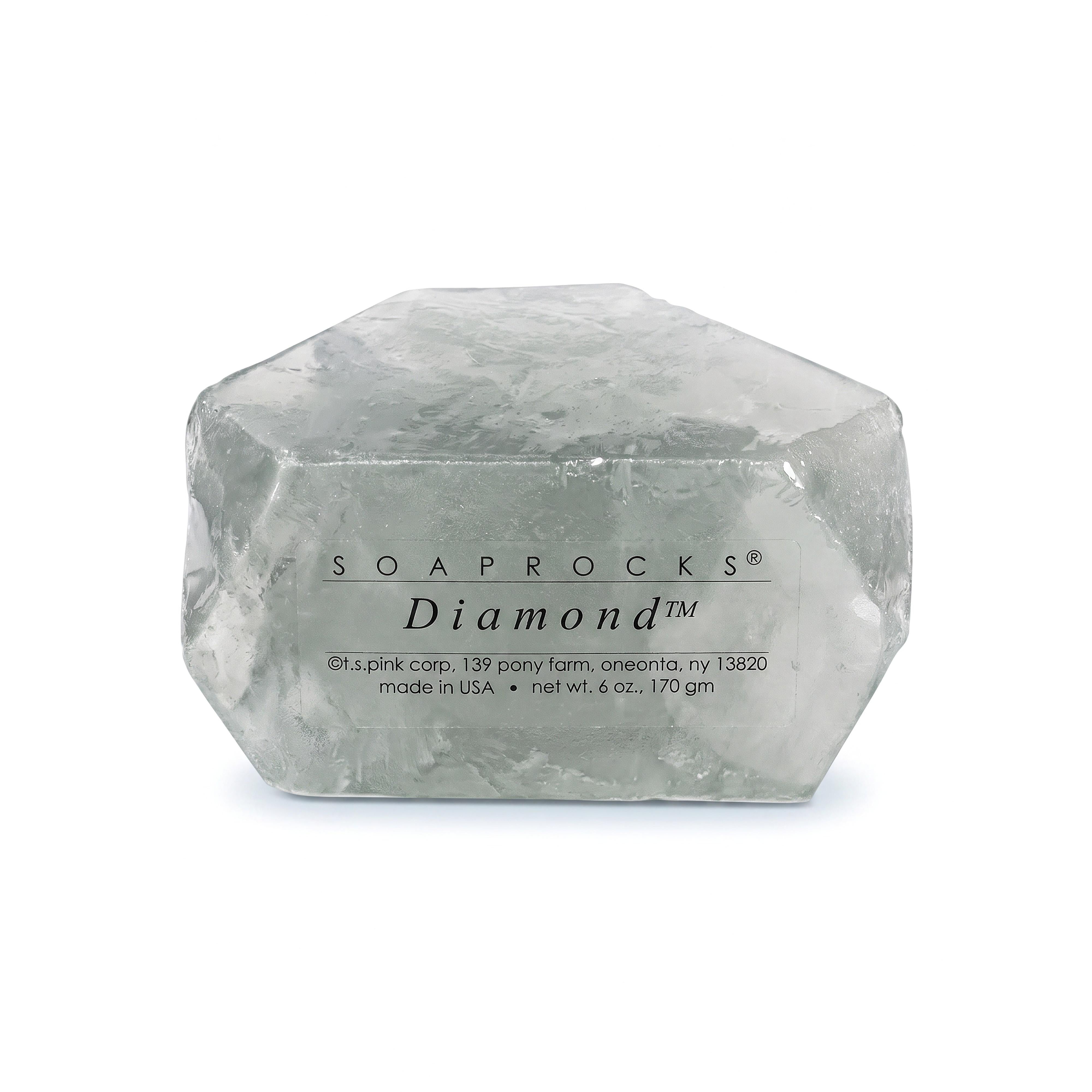 T.S. Pink SoapRocks 6 oz April Birthstone Diamond-T.S. Pink SoapRocks-Oak Manor Fragrances