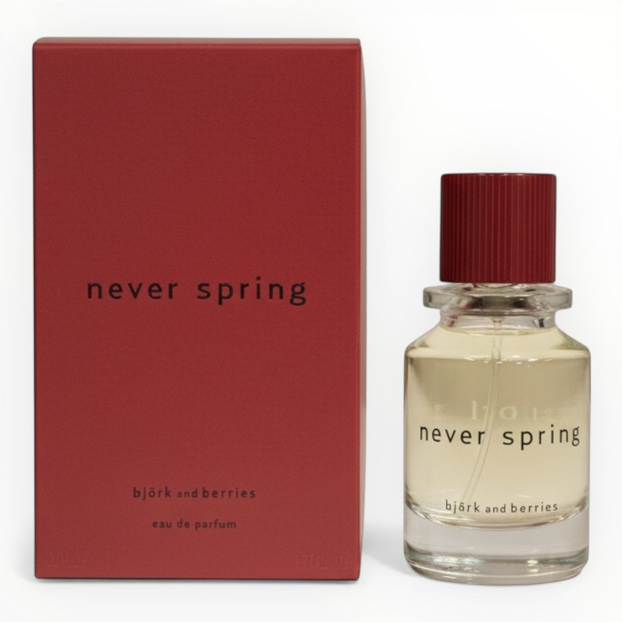 Bjork and Berries Never Spring Eau de Parfum 50 ml or 100 ml-Bjork and Berries-Oak Manor Fragrances