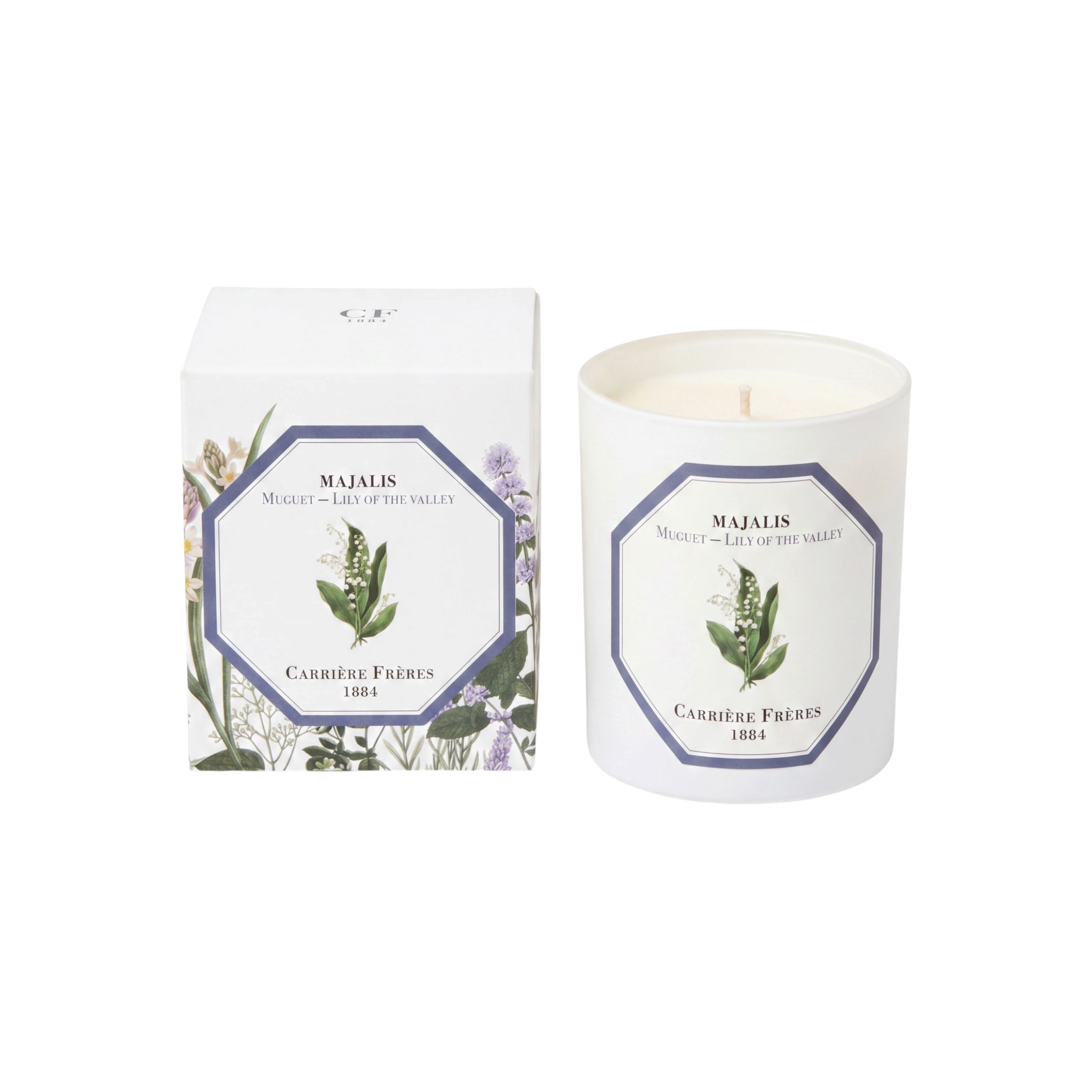 Carriere Freres Lily of the Valley Candle 185 g-Carriere Freres-Oak Manor Fragrances