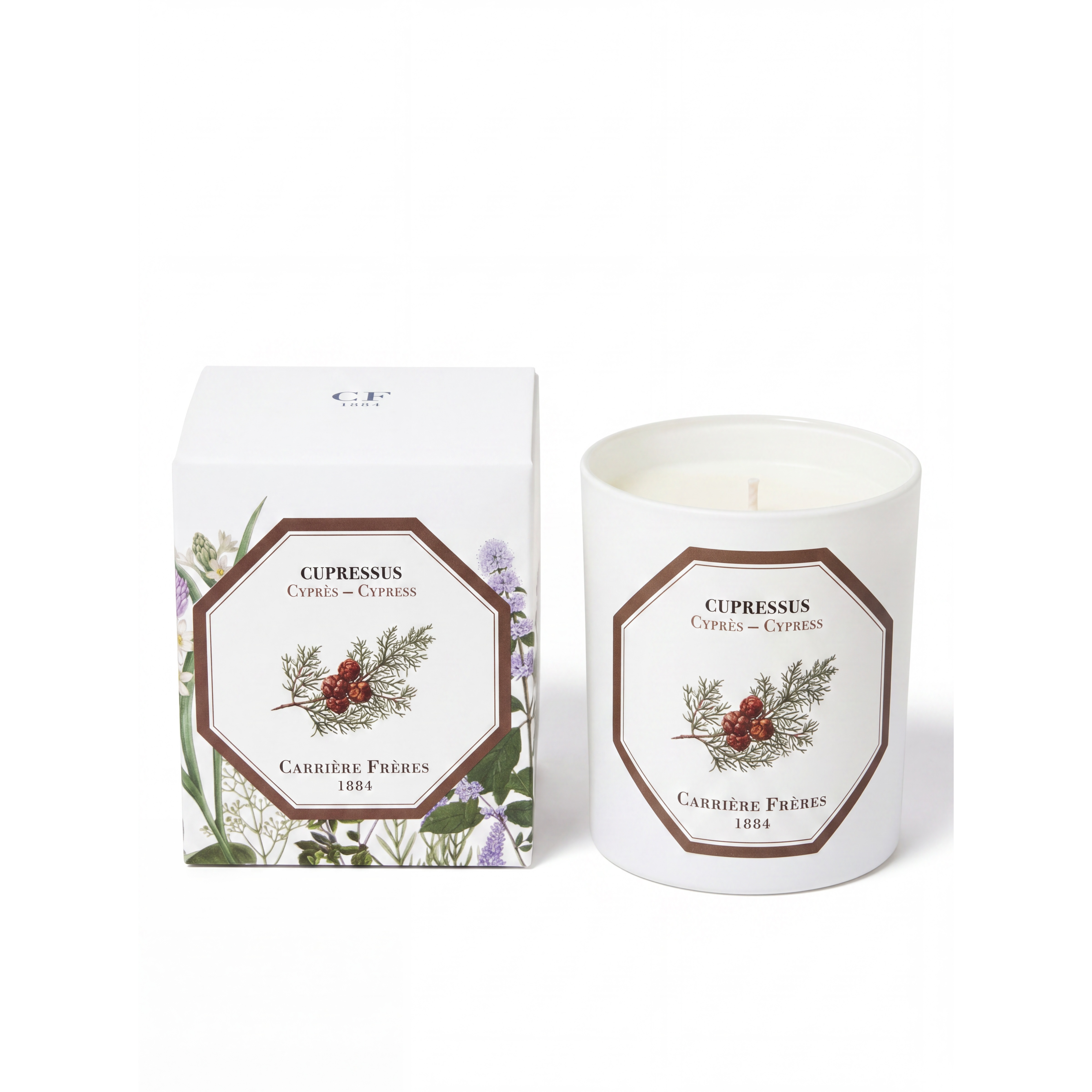 Carriere Freres Cypress Candle 185 g-Carriere Freres-Oak Manor Fragrances