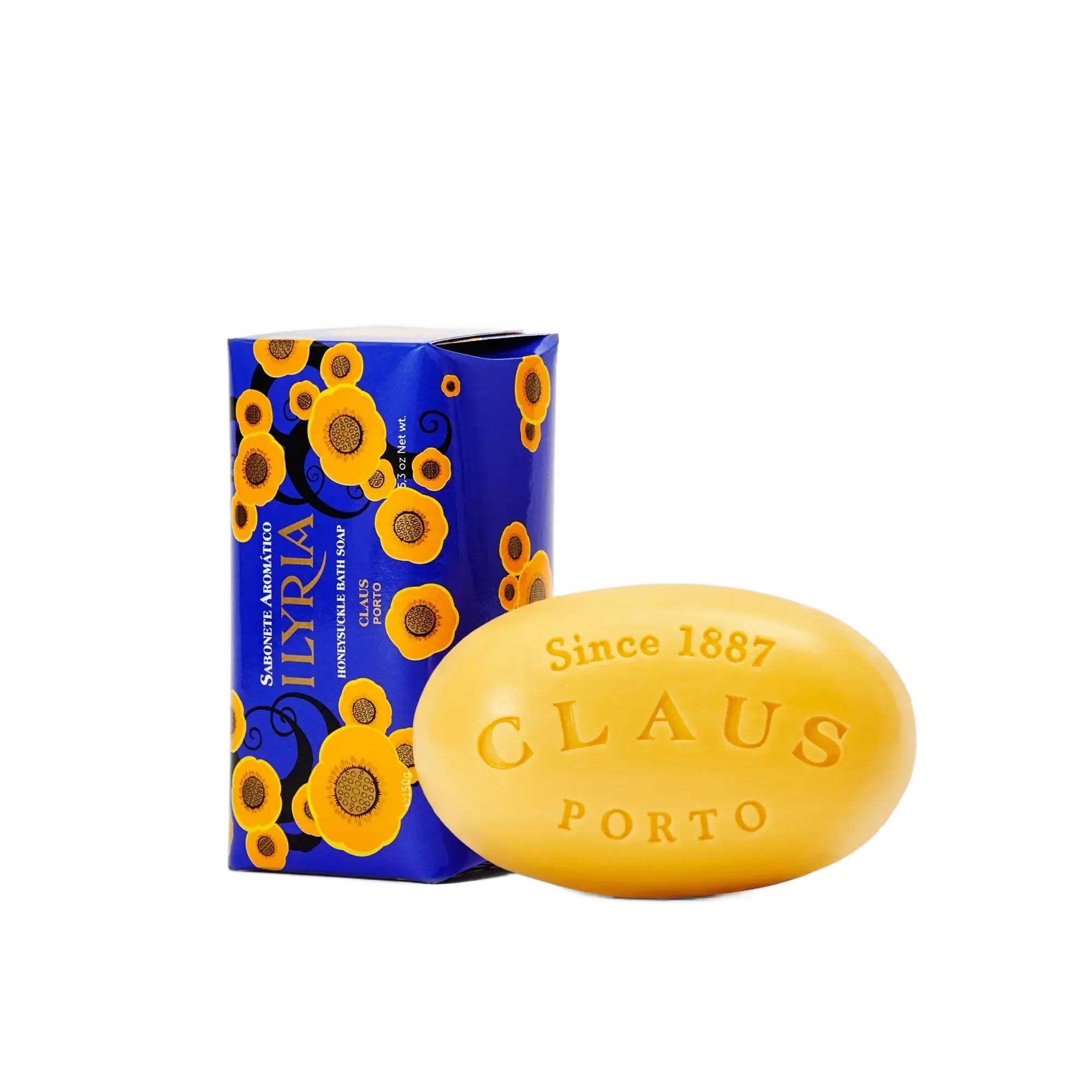 Claus Porto Ilyria Honeysuckle Soap Bar 150 g (5.3 oz)-Claus Porto-Oak Manor Fragrances