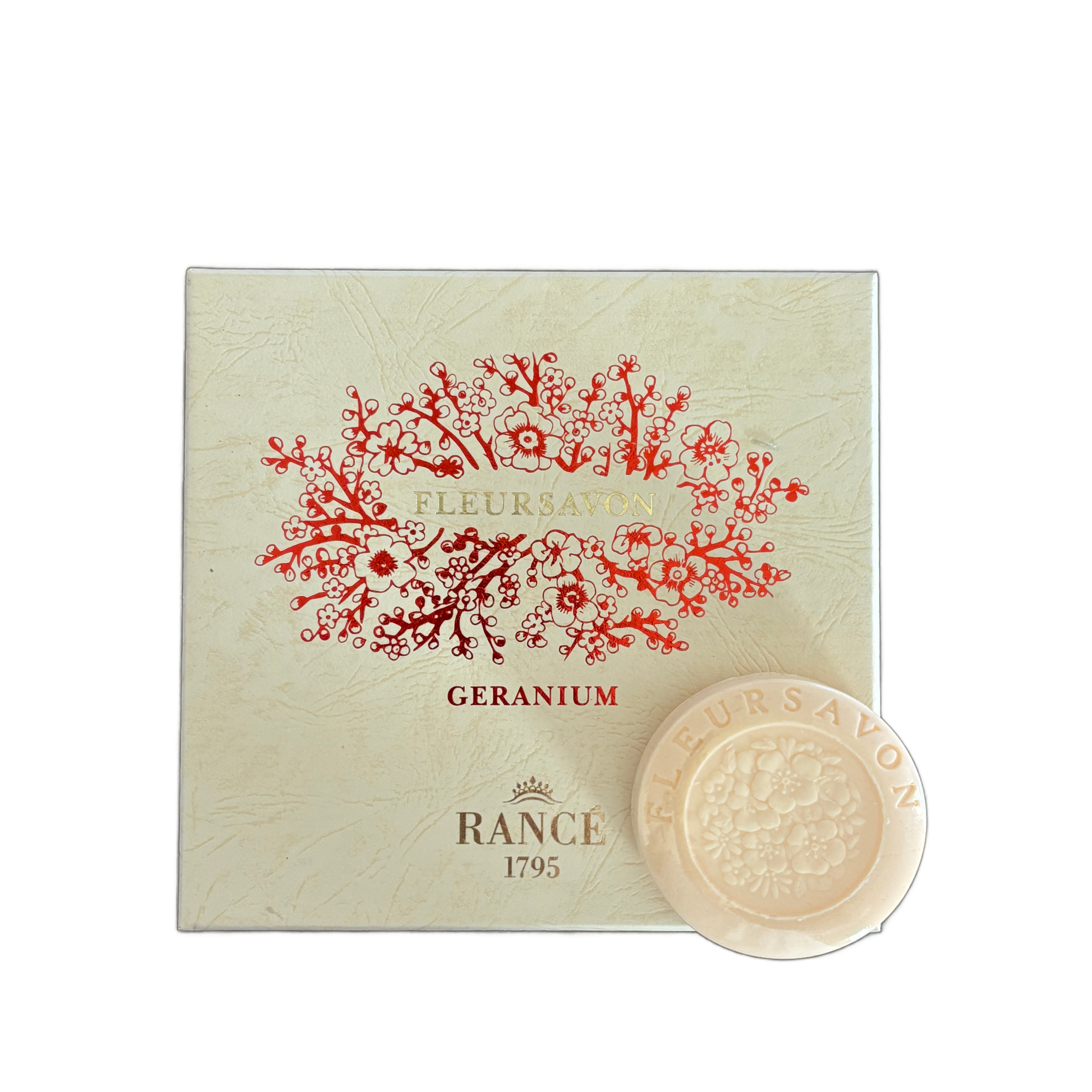 Rance Soaps Geranium Soap Box-Rance Soaps-Oak Manor Fragrances