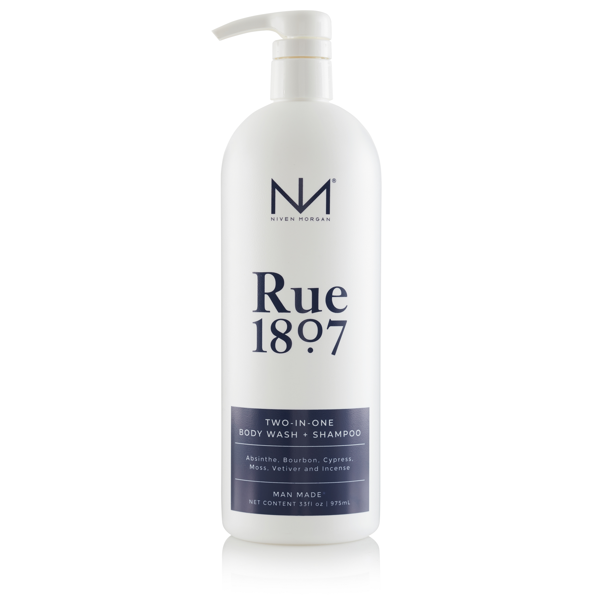 Niven Morgan Rue 1807 Black Cypress Men's Body Wash and Shampoo-Niven Morgan-Oak Manor Fragrances