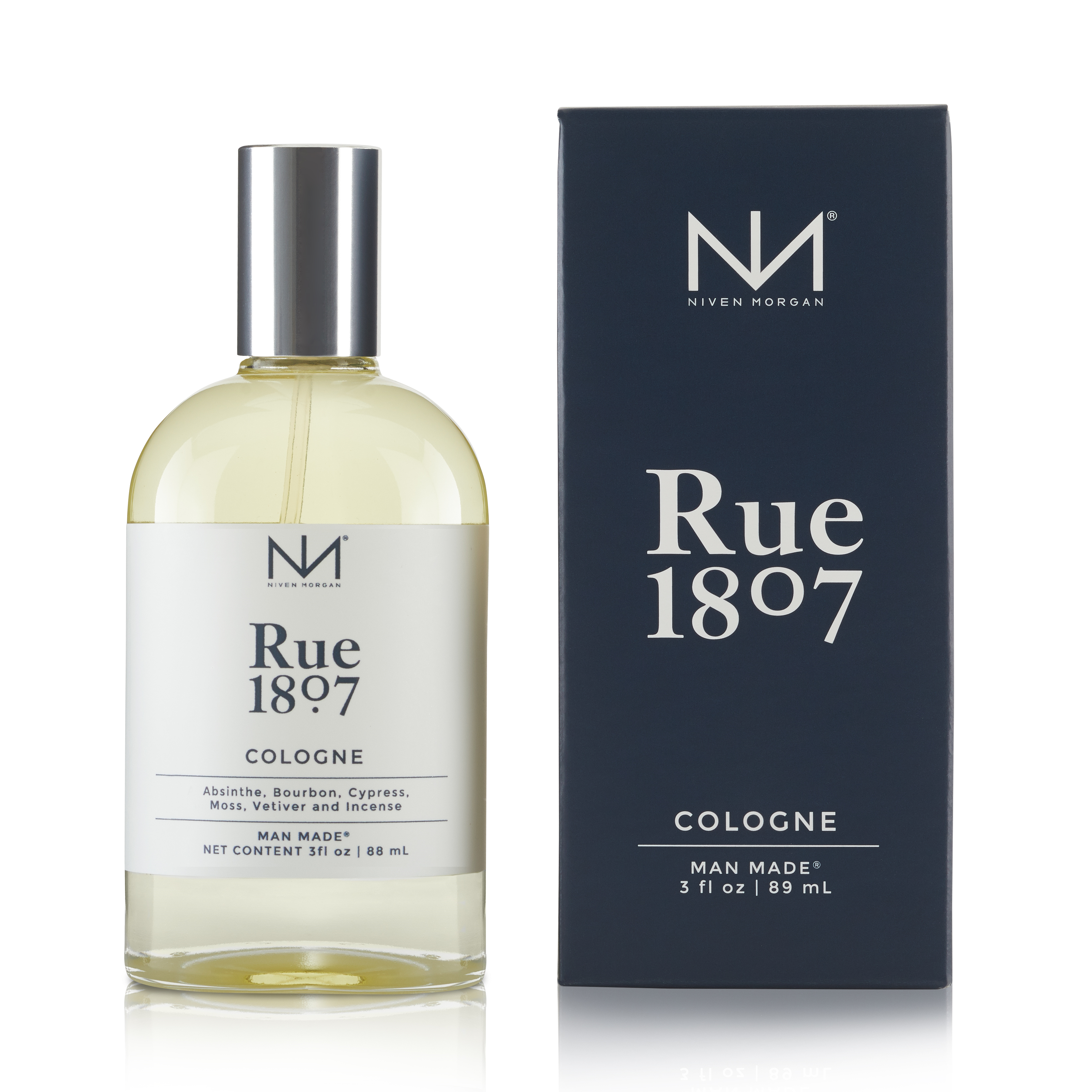 Niven Morgan Rue 1807 Black Cypress Men's Cologne 3.3 oz Spray-Niven Morgan-Oak Manor Fragrances