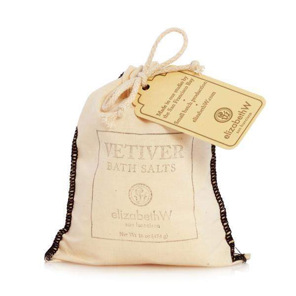 Elizabeth W Vetiver Bath Salts in Bag 16 oz-Elizabeth W-Oak Manor Fragrances