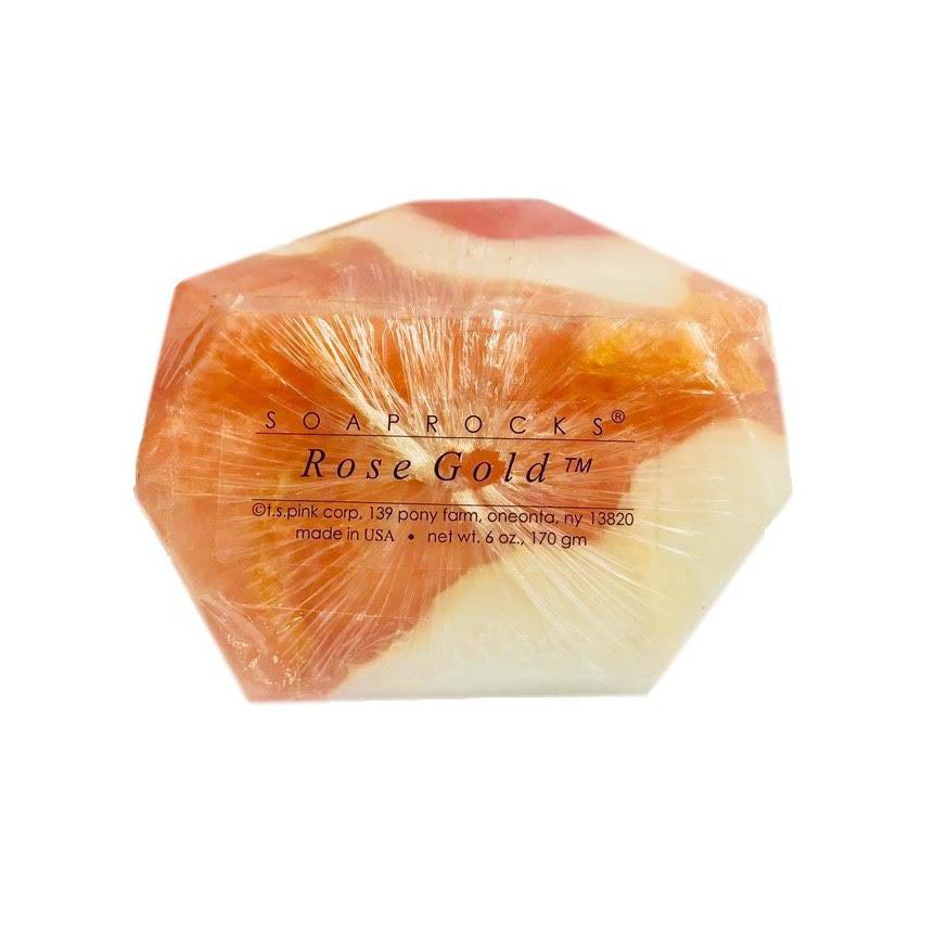 T.S. Pink SoapRocks 6 oz Rose Gold-T.S. Pink SoapRocks-Oak Manor Fragrances