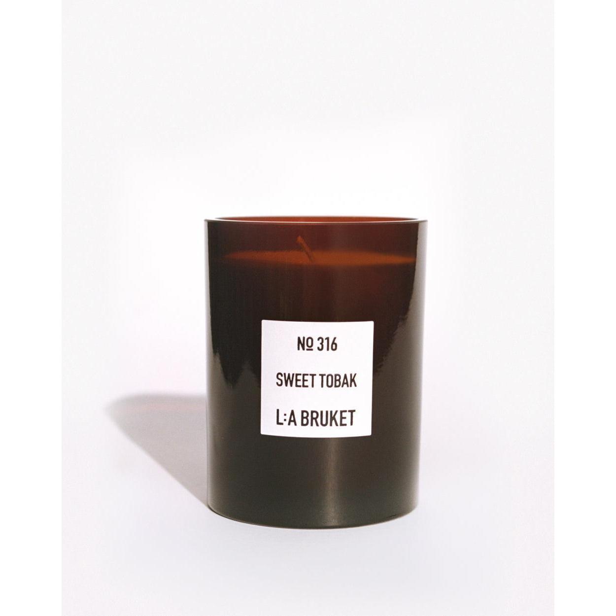 L:A Bruket No. 316 Sweet Tobak Candle 260g-L:A Bruket-Oak Manor Fragrances
