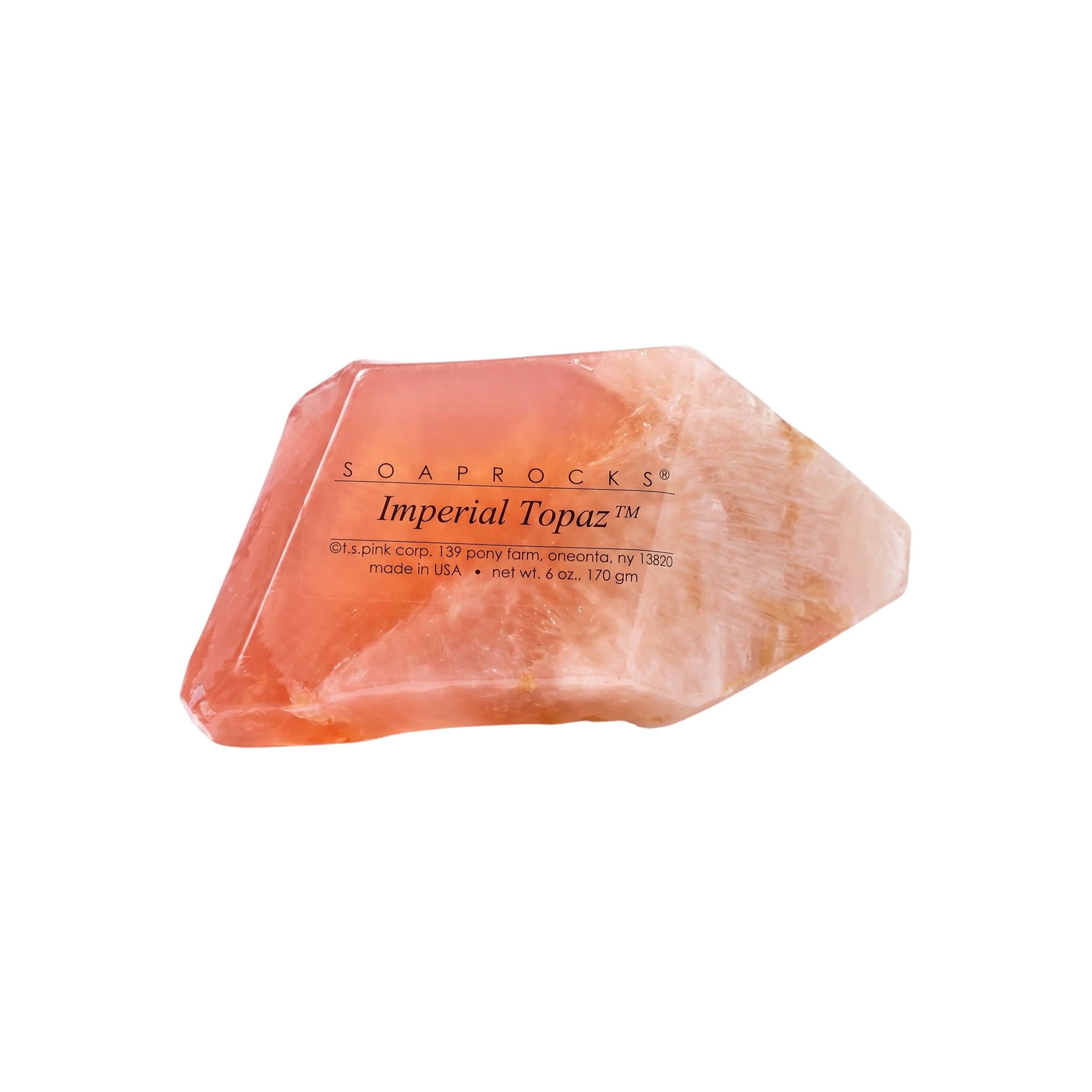 T.S. Pink SoapRocks 6 oz Imperial Topaz-T.S. Pink SoapRocks-Oak Manor Fragrances