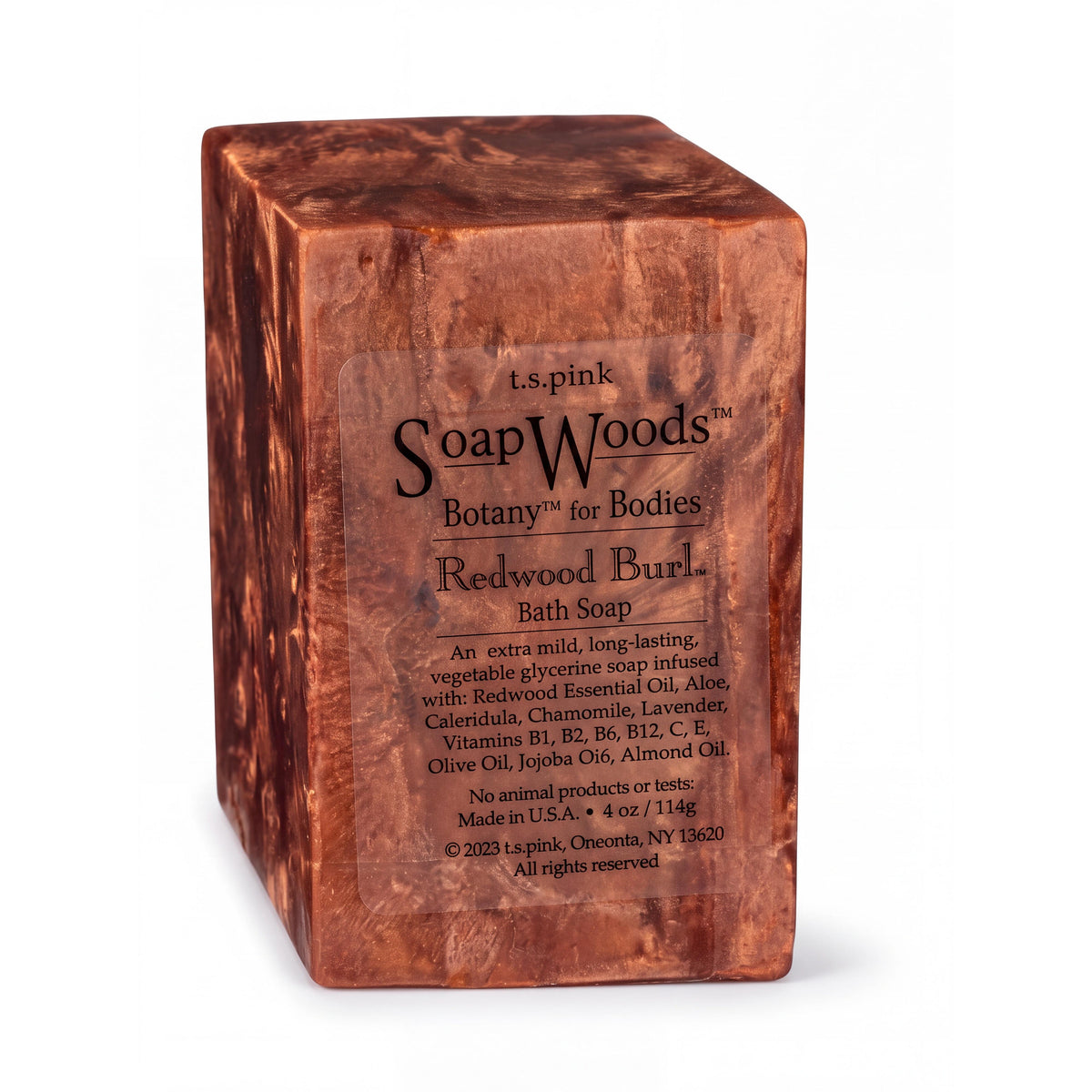 T.S. Pink SoapWoods Redwood Burl-T.S. Pink SoapRocks-Oak Manor Fragrances