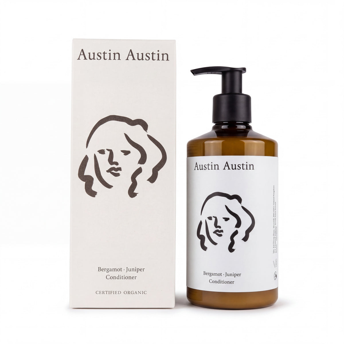 Austin Austin Organic Bergamot and Juniper Conditioner 300 ml-Austin Austin-Oak Manor Fragrances