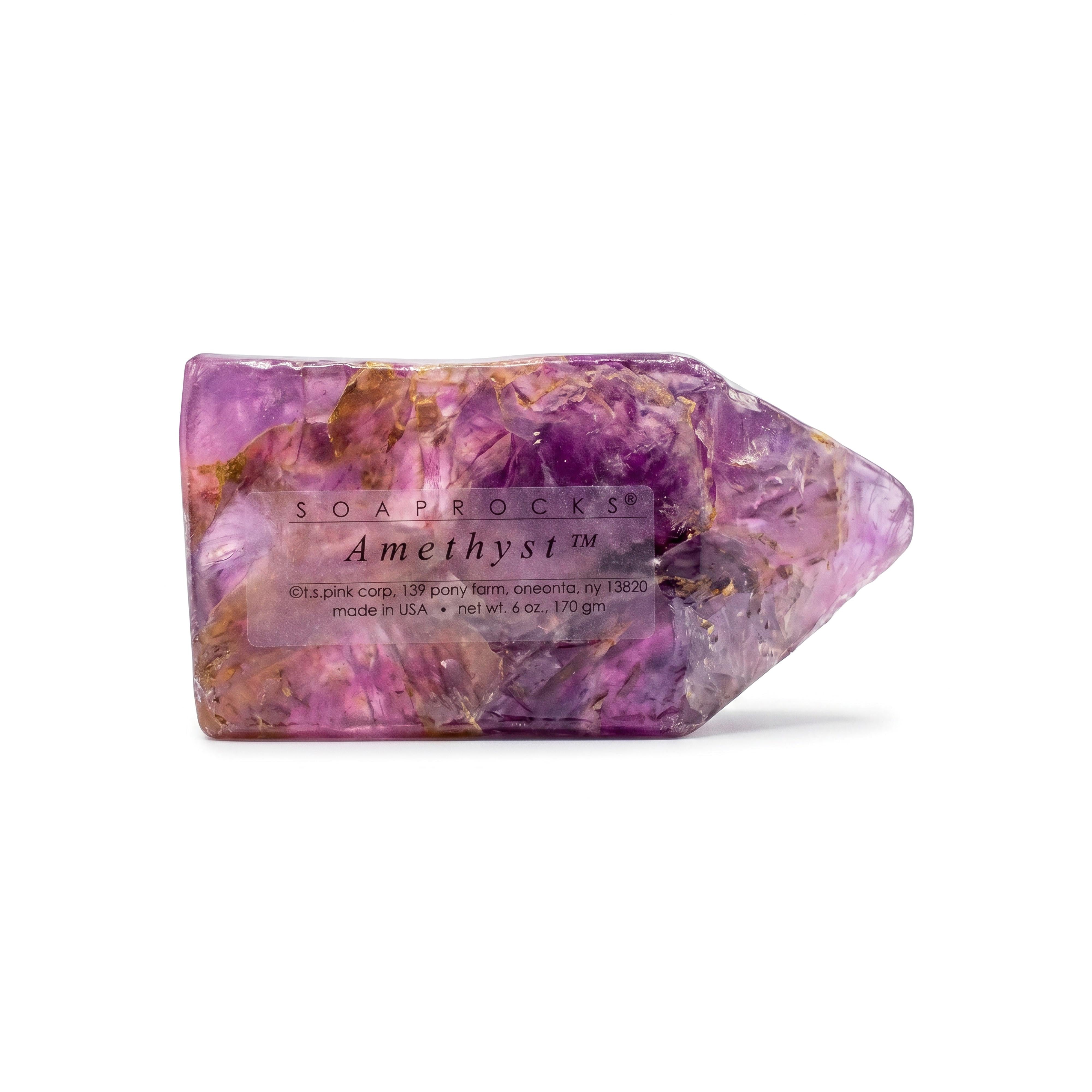 T.S. Pink SoapRocks 6 oz February Birthstone Amethyst-T.S. Pink SoapRocks-Oak Manor Fragrances