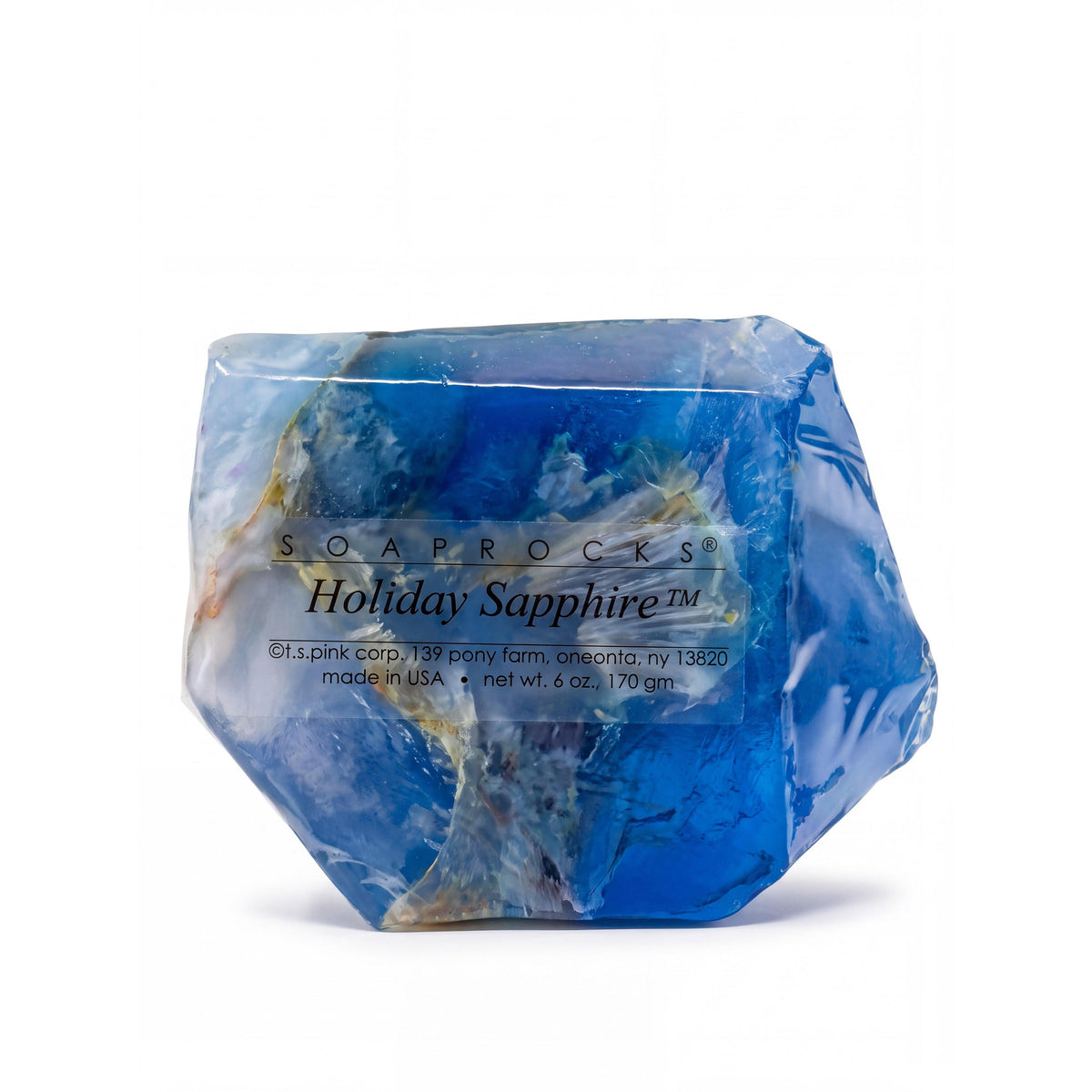 T.S. Pink SoapRocks 6 oz HOLIDAY EDITION Sapphire Alpine Fresh Air-T.S. Pink SoapRocks-Oak Manor Fragrances