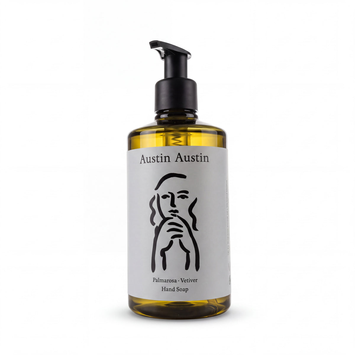 Austin Austin Organic Palmarosa and Vetiver Hand Soap 300 ml-Austin Austin-Oak Manor Fragrances