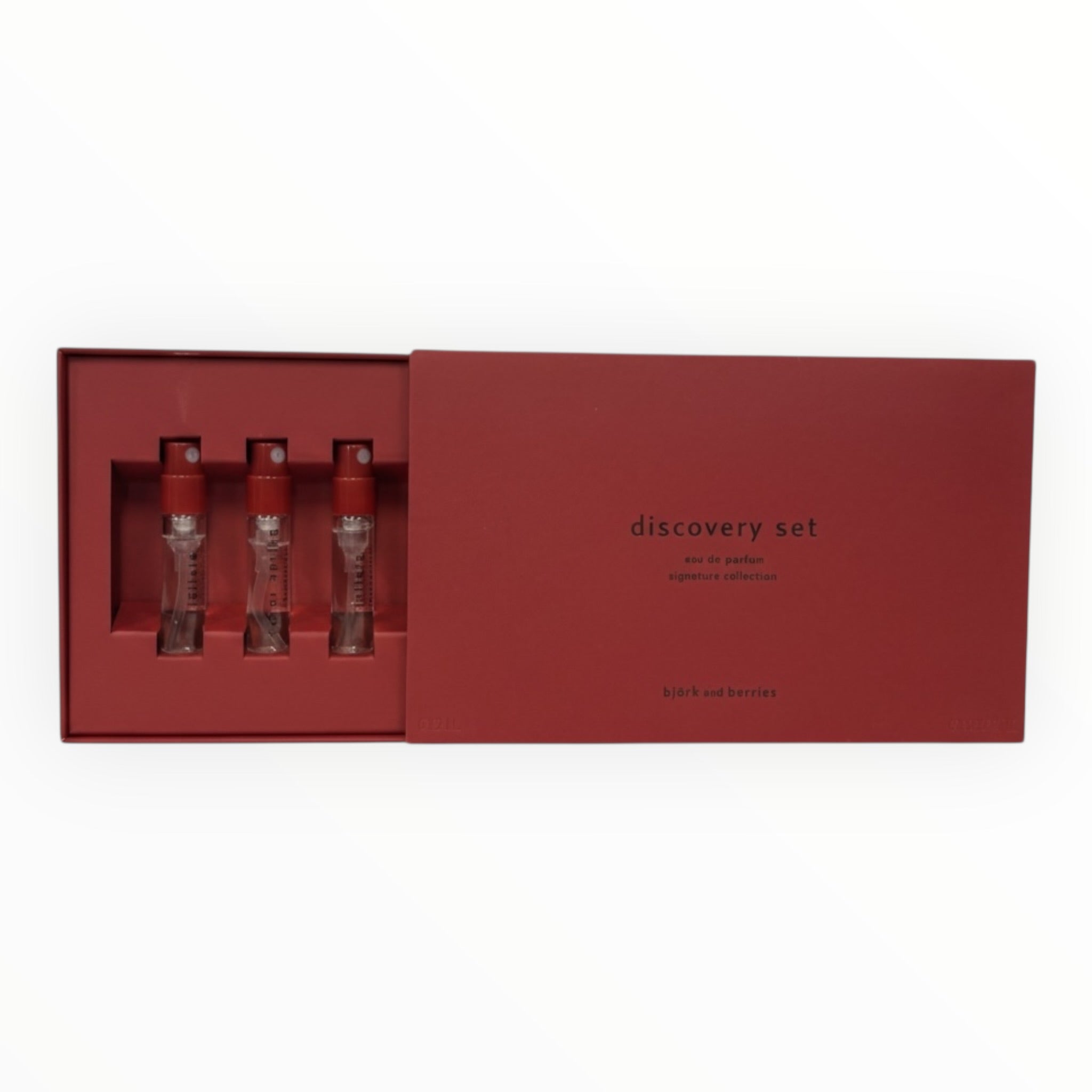 Bjork and Berries Eau de Parfum Discovery Set Signature Collection 6 x 2 ml-Bjork and Berries-Oak Manor Fragrances