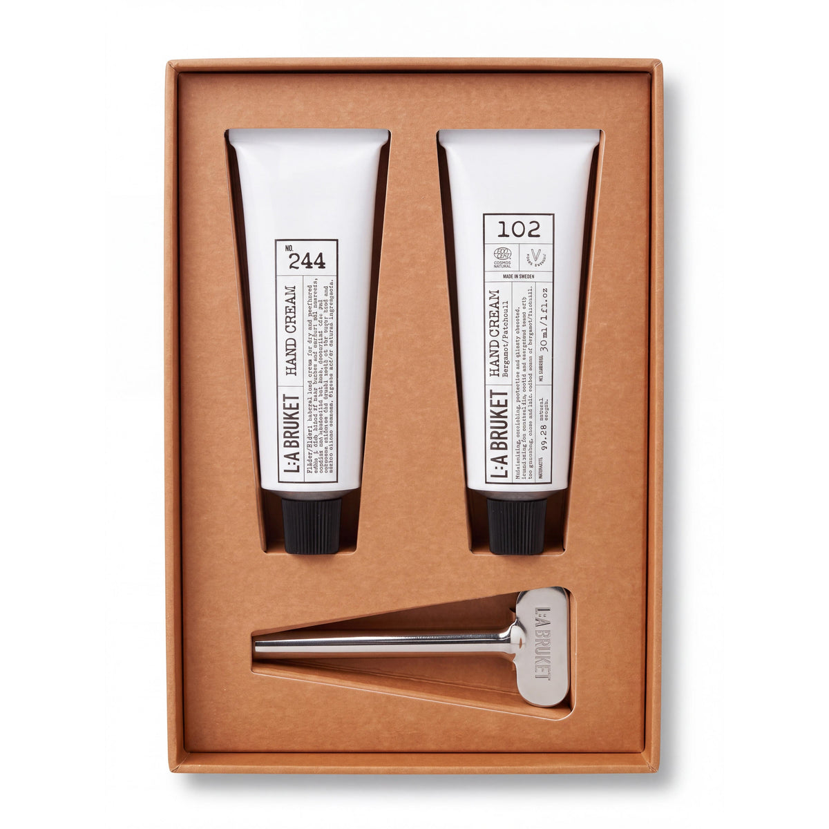 L:A Bruket Soft Guard Winter Kit - Elder Hand Cream 30 ml and Bergamot Patchouli Hand Cream 30 ml-L:A Bruket-Oak Manor Fragrances