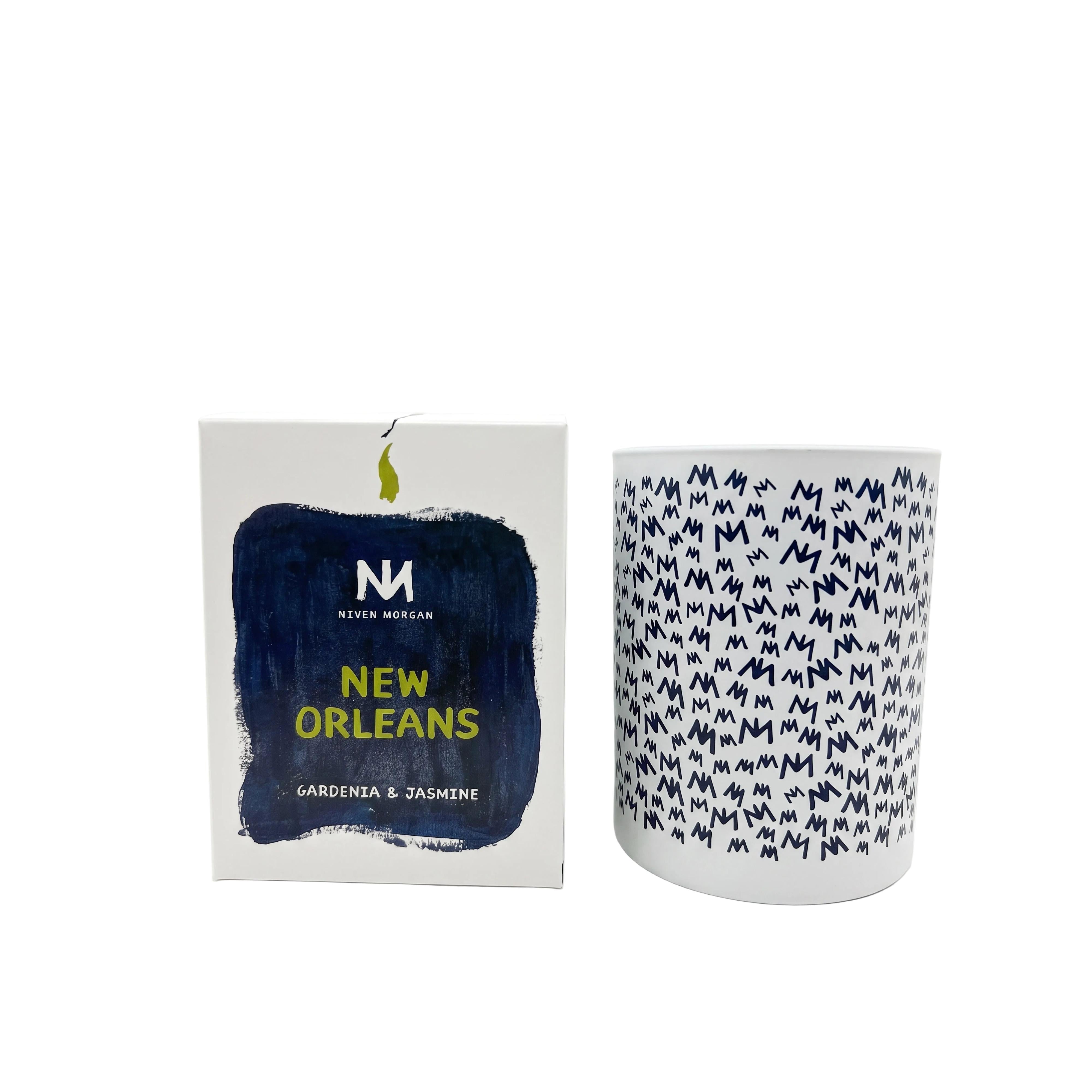 Niven Morgan New Orleans Gardenia and Jasmine Candle-Niven Morgan-Oak Manor Fragrances