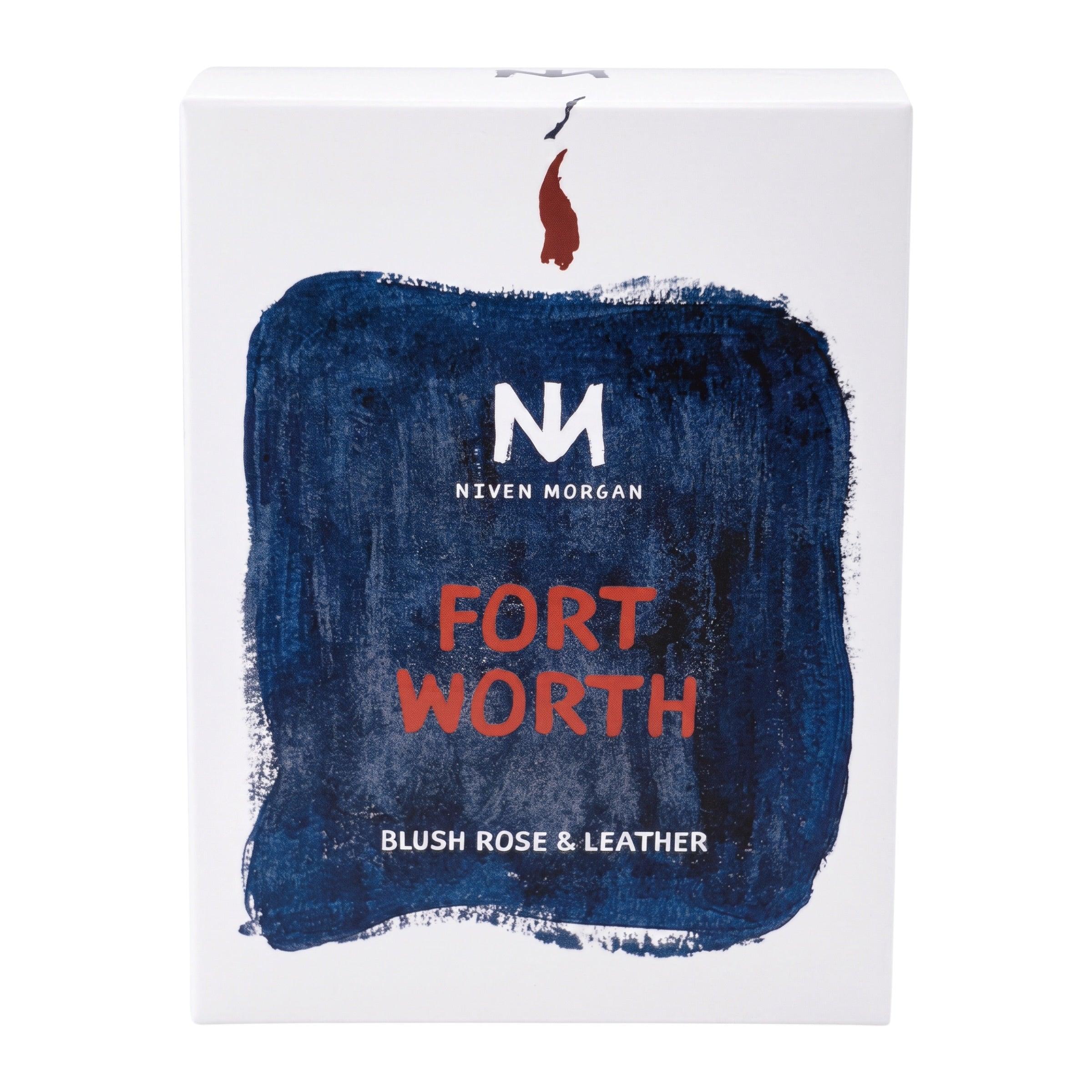 Niven Morgan Fort Worth Blush Rose and Leather Candle 11 oz-Niven Morgan-Oak Manor Fragrances