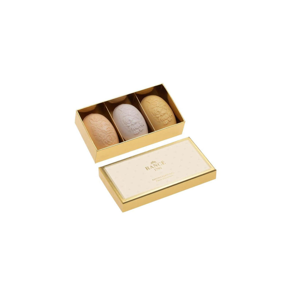 Rance 1795 Soap Set 3 x 100 g Olio di Rose, Tuberose, Jasmin Royal-Rance Soaps-Oak Manor Fragrances