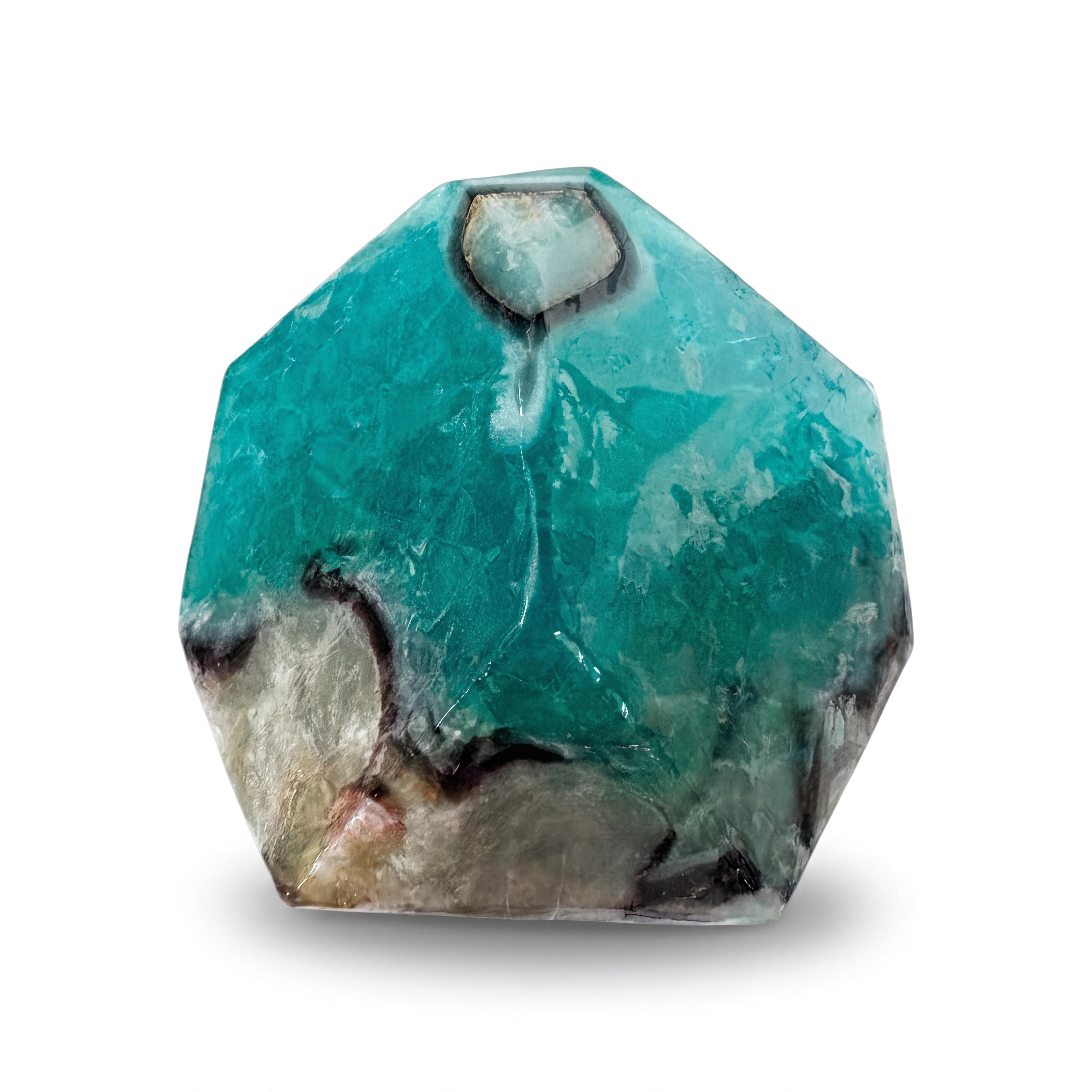 T.S. Pink SoapRocks 6 oz Aqua Geode-T.S. Pink SoapRocks-Oak Manor Fragrances
