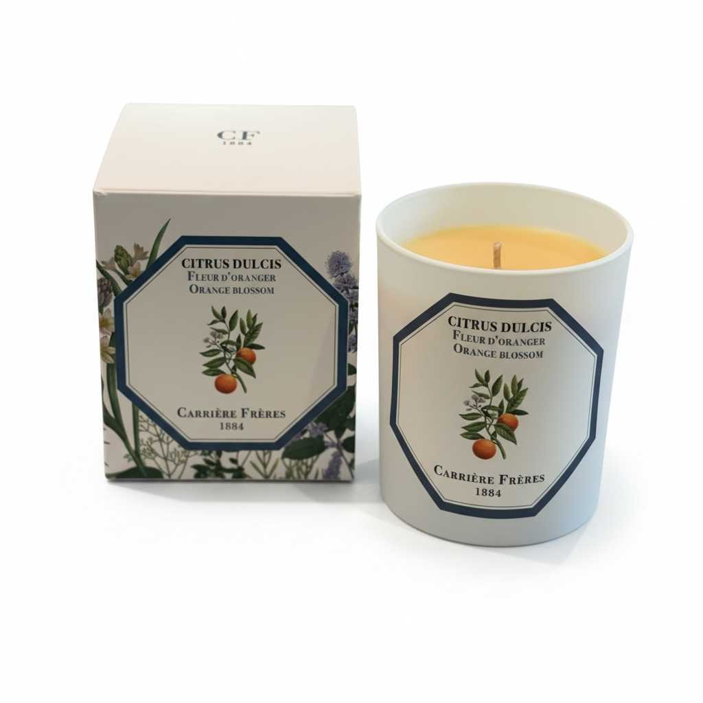 Carriere Freres Orange Blossom Candle 185 g-Carriere Freres-Oak Manor Fragrances