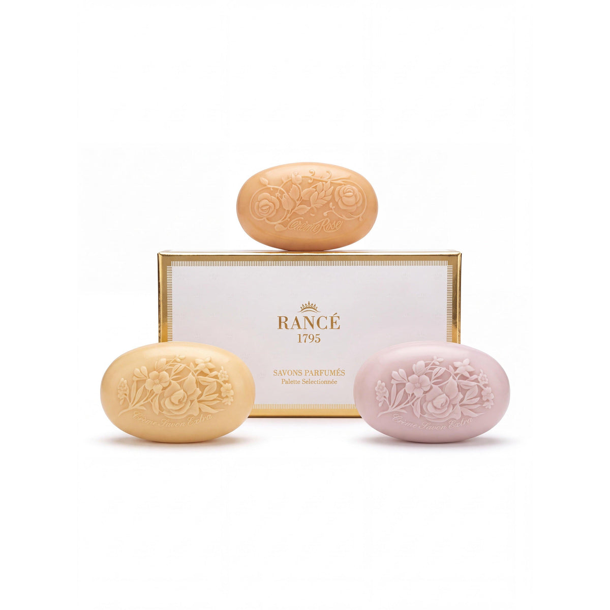 Rance 1795 Soap Set 3 x 100 g Olio di Rose, Tuberose, Jasmin Royal-Rance Soaps-Oak Manor Fragrances