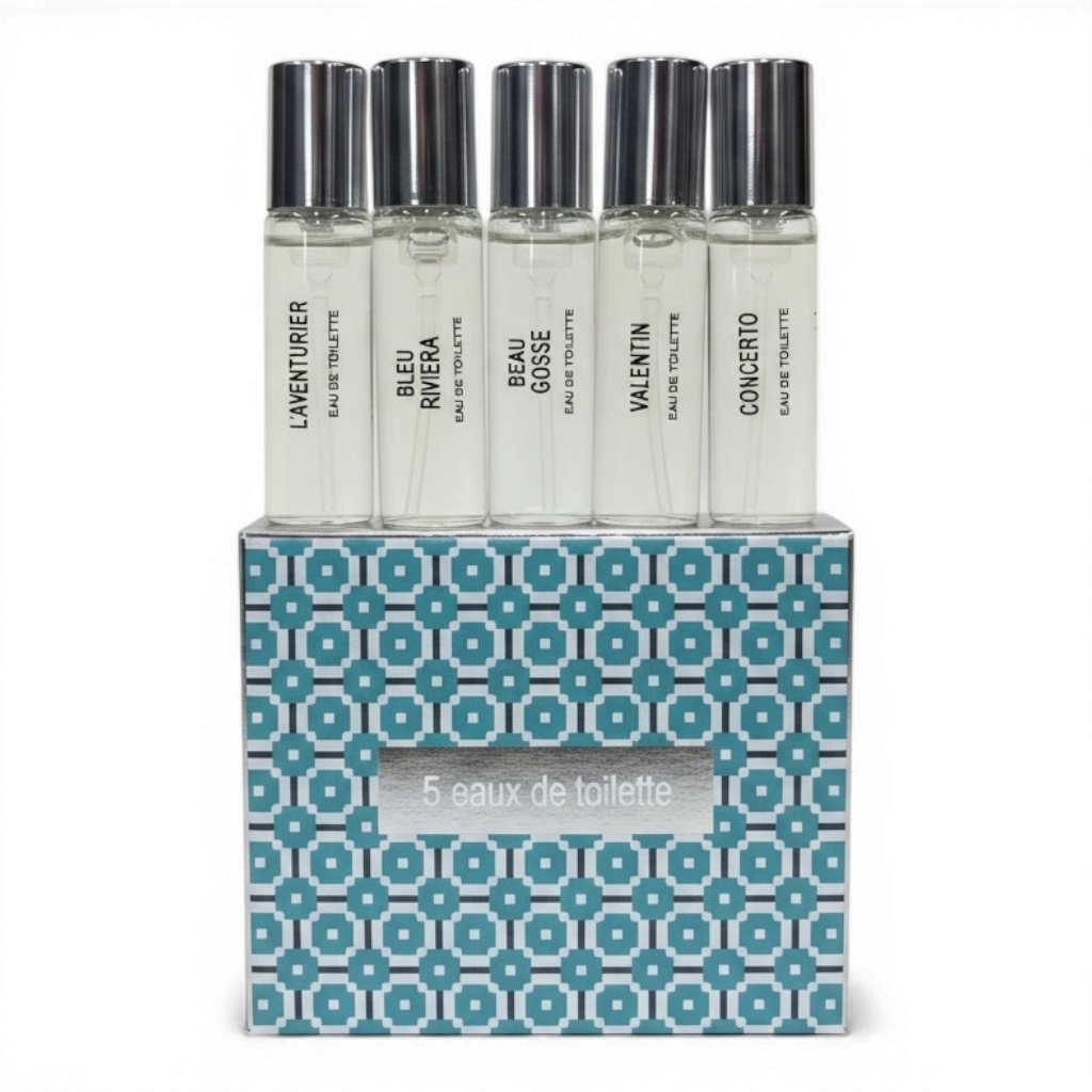 Fragonard Men's Collection Discovery Gift Set 5 x 4 ml-Fragonard Parfumeur-Oak Manor Fragrances