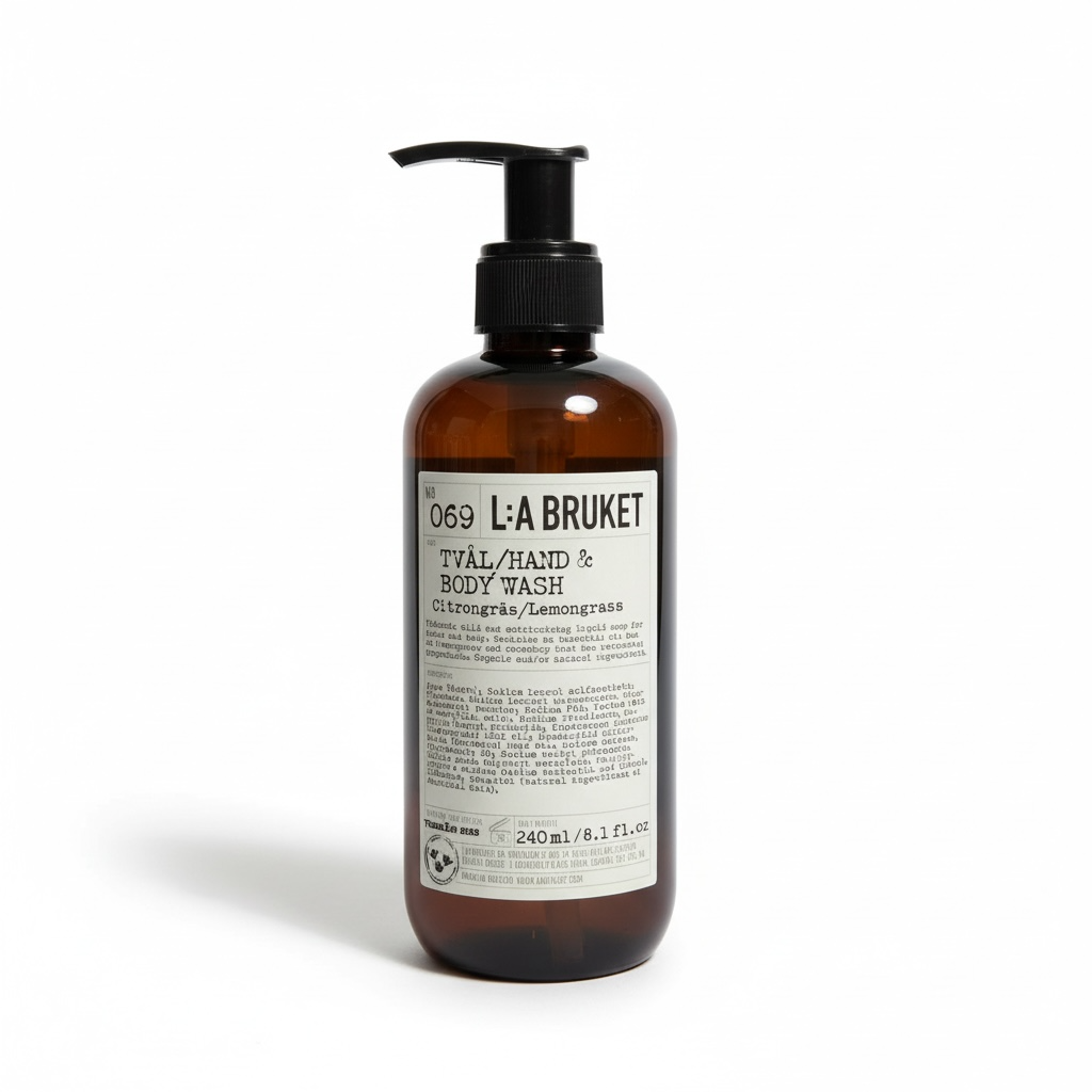 L:A Bruket No. 069 Lemongrass Hand and Body Wash 240 or 450 ml-L:A Bruket-Oak Manor Fragrances