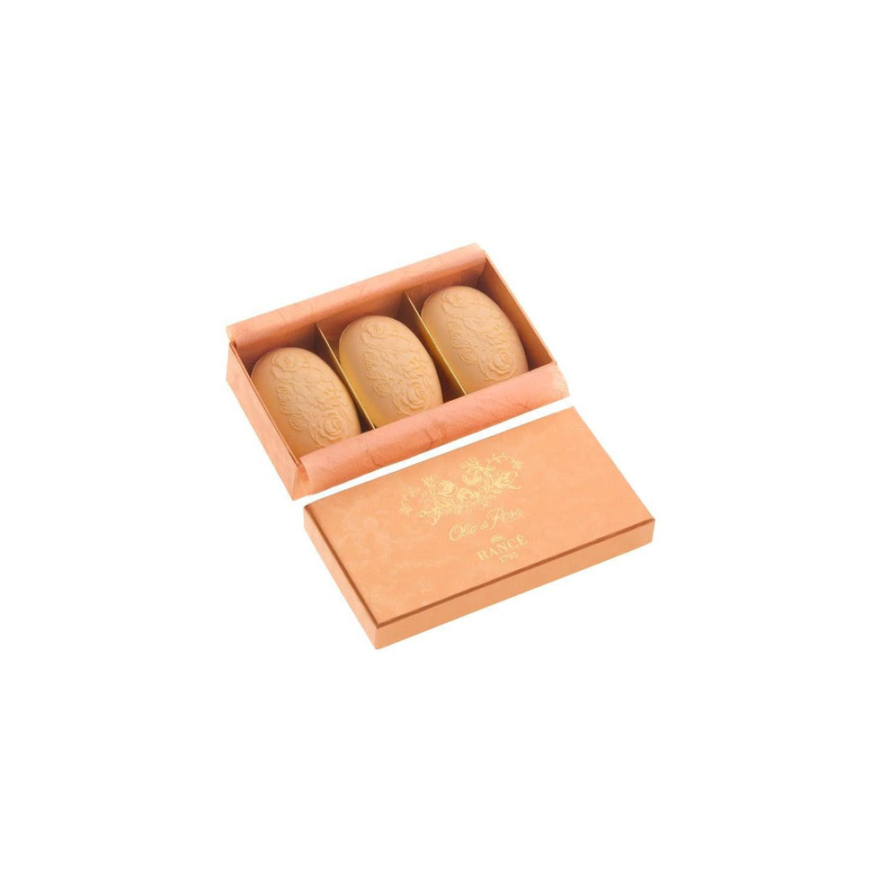 Rance 1795 Olio di Rose Soap Set 3 x 100g-Rance Soaps-Oak Manor Fragrances