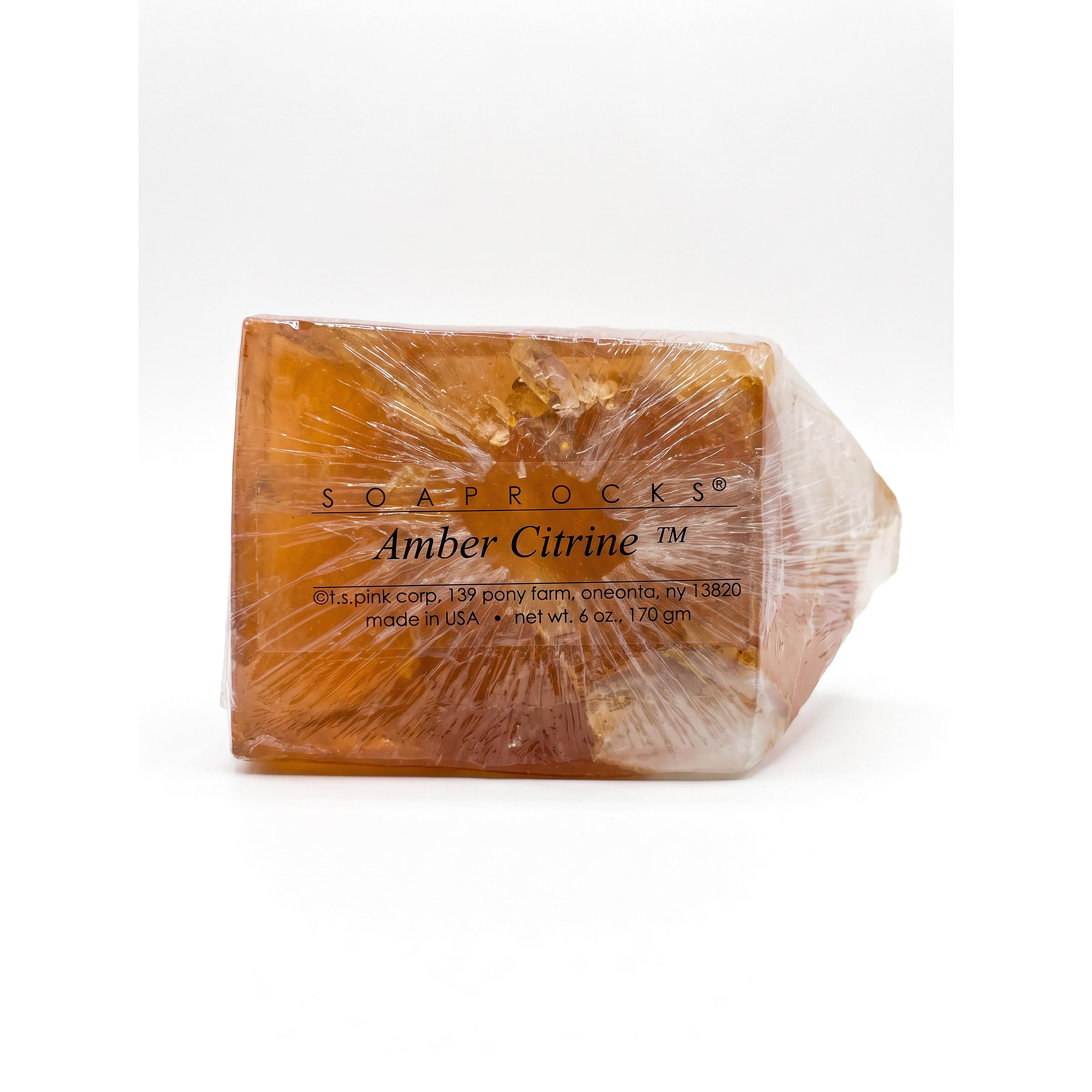 T.S. Pink SoapRocks 6 oz Amber Citrine-T.S. Pink SoapRocks-Oak Manor Fragrances