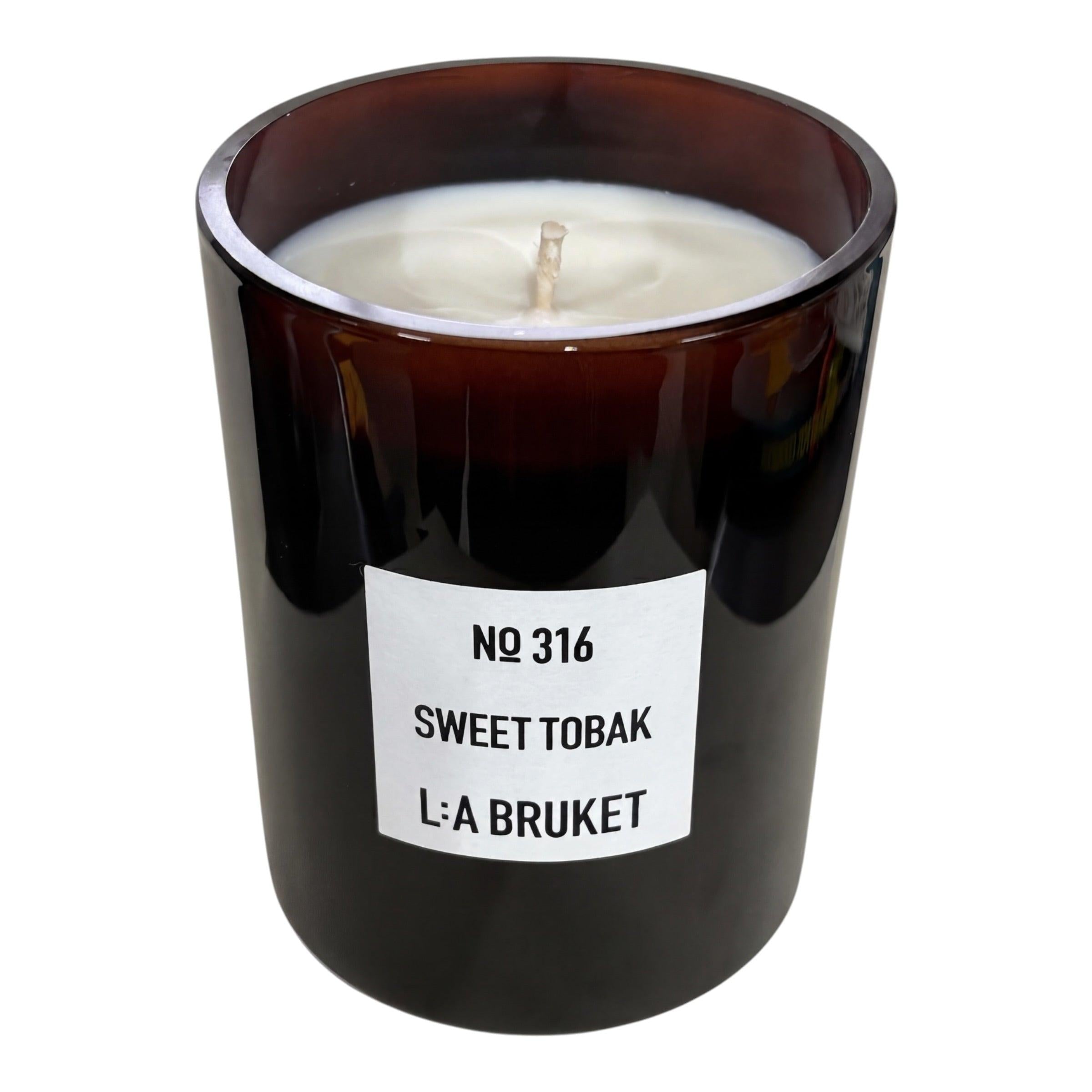 L:A Bruket No. 316 Sweet Tobak Candle 260g-L:A Bruket-Oak Manor Fragrances