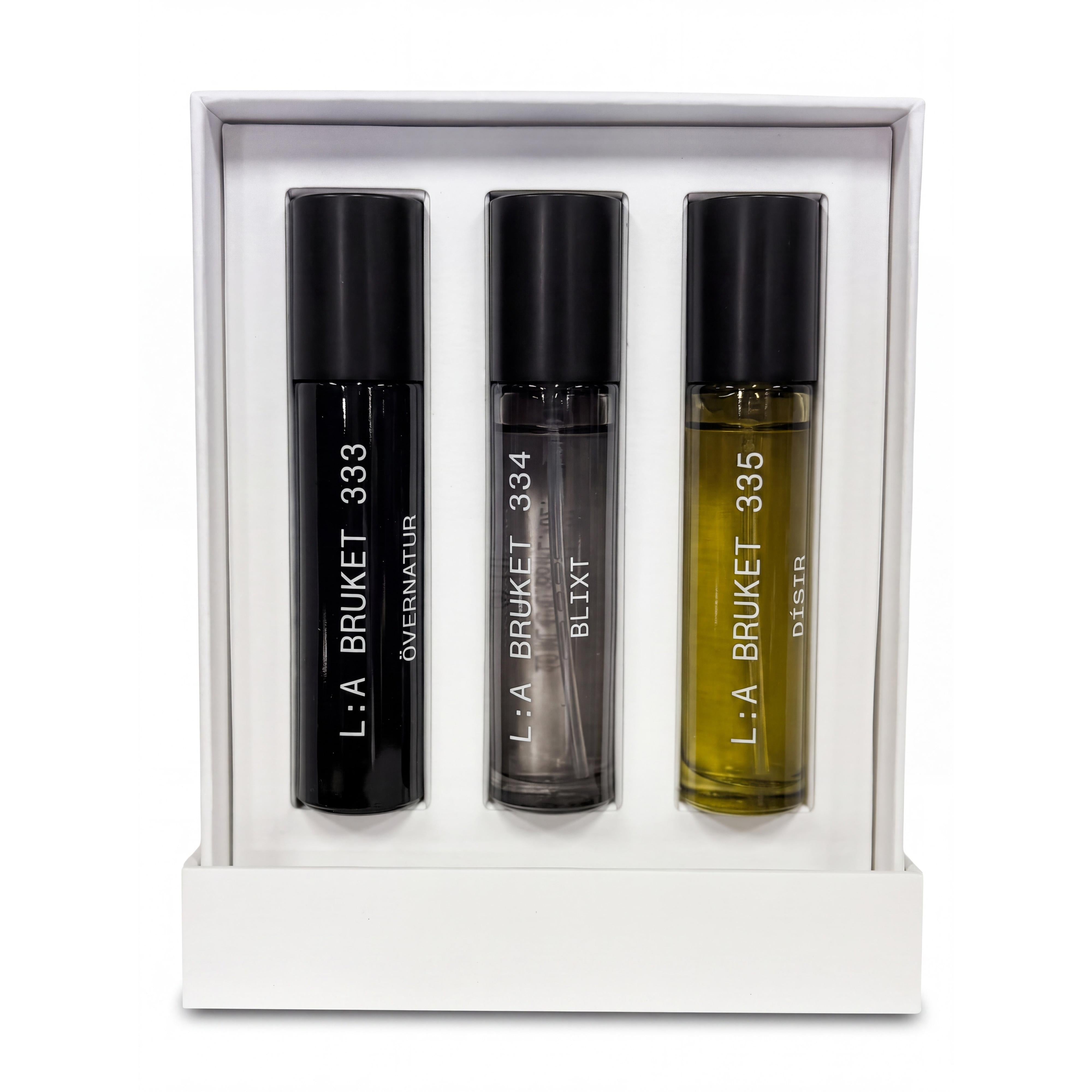 L:A Bruket Eau de Parfum Collection Travel Set 3x10 ml-L:A Bruket-Oak Manor Fragrances