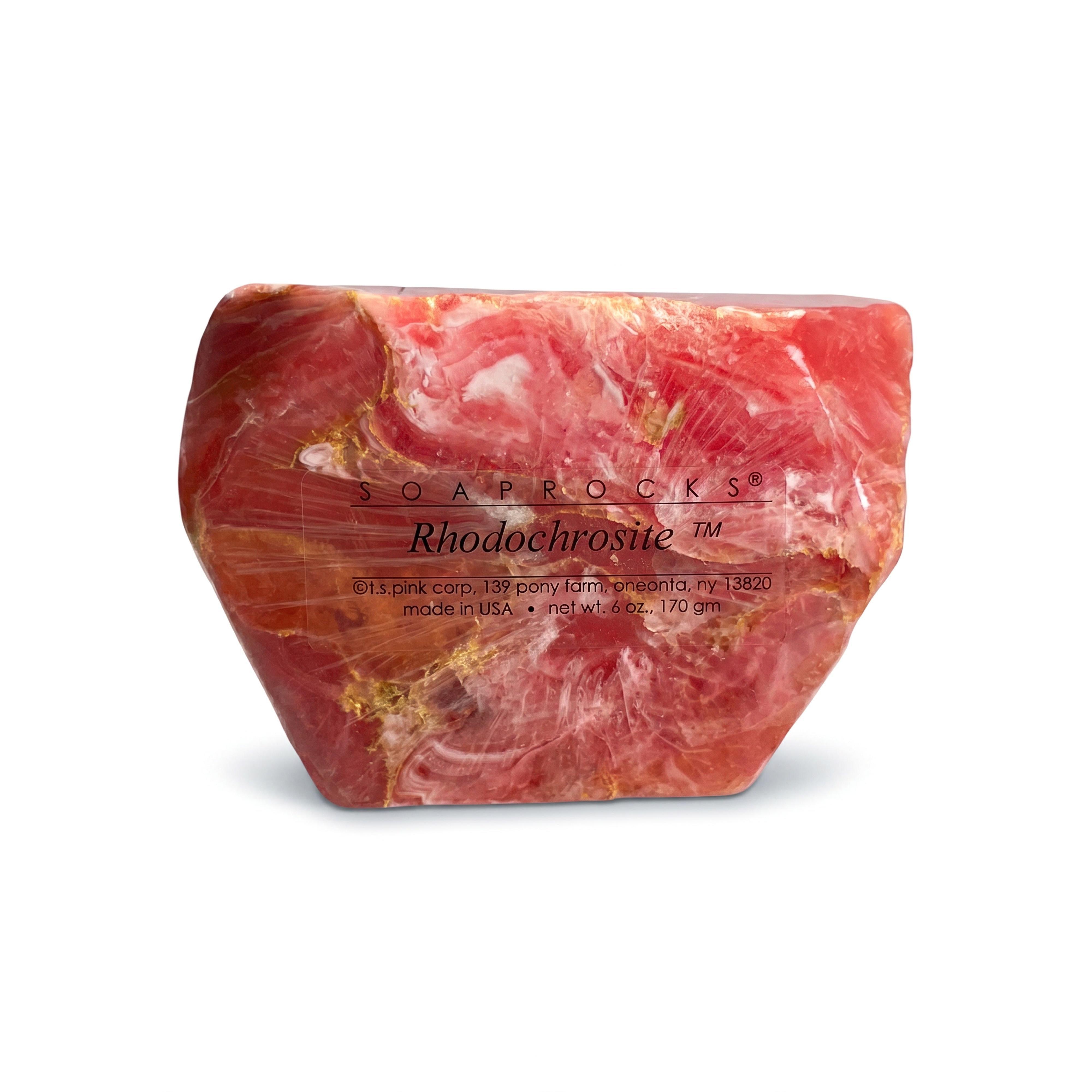 T.S. Pink SoapRocks 6 oz Rhodochrocite-T.S. Pink SoapRocks-Oak Manor Fragrances