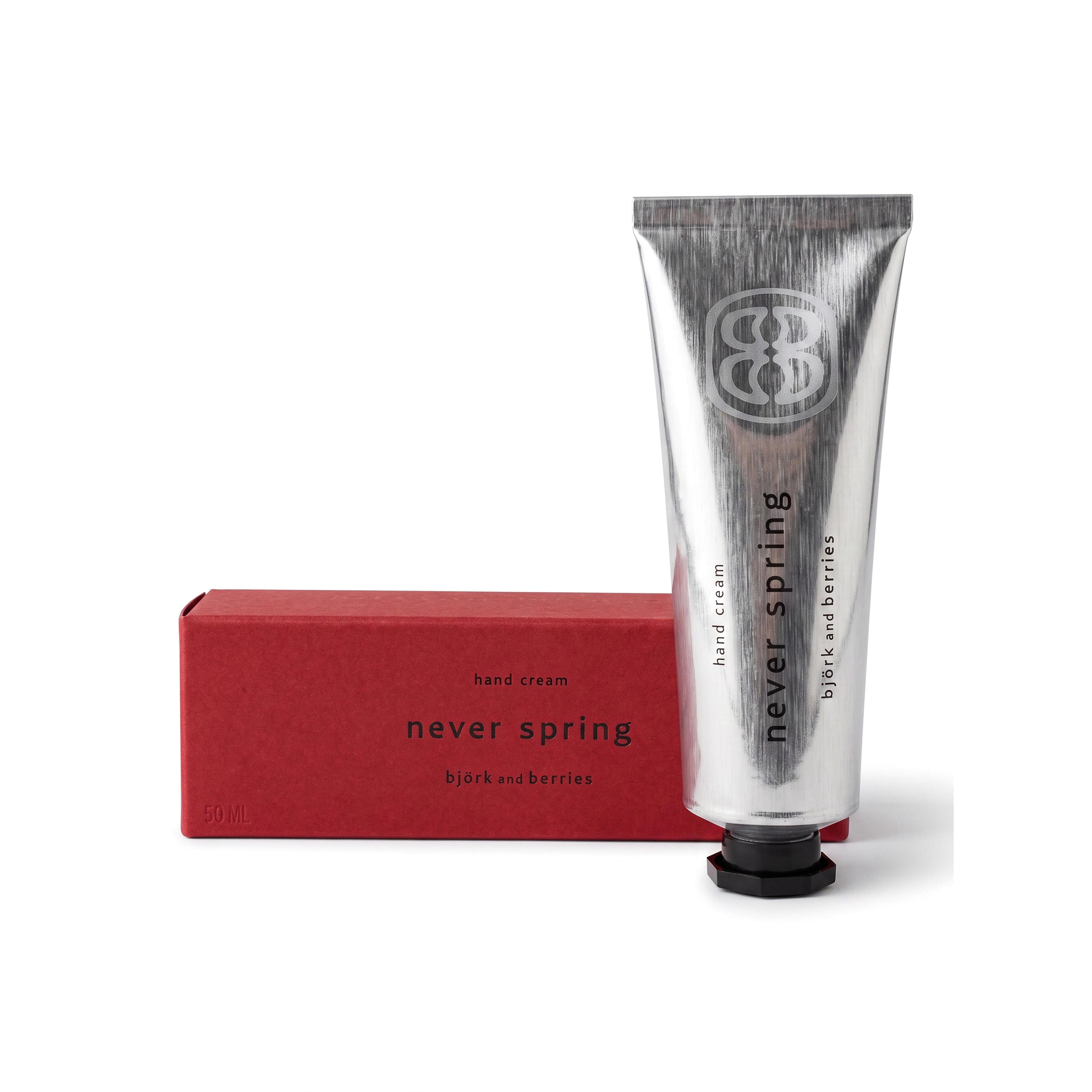 Bjork and Berries Never Spring Hand Cream 50 ml-Bjork and Berries-Oak Manor Fragrances