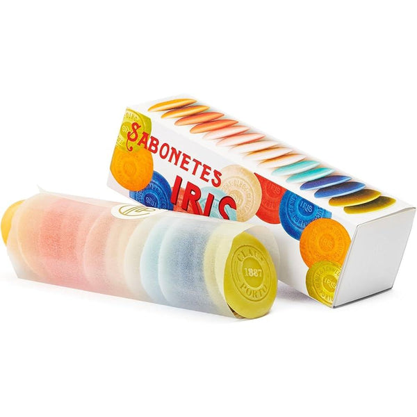 Claus Porto Iris Guest Soap Box 15 x 10 g Gift Soap Sleeve-Claus Porto-Oak Manor Fragrances