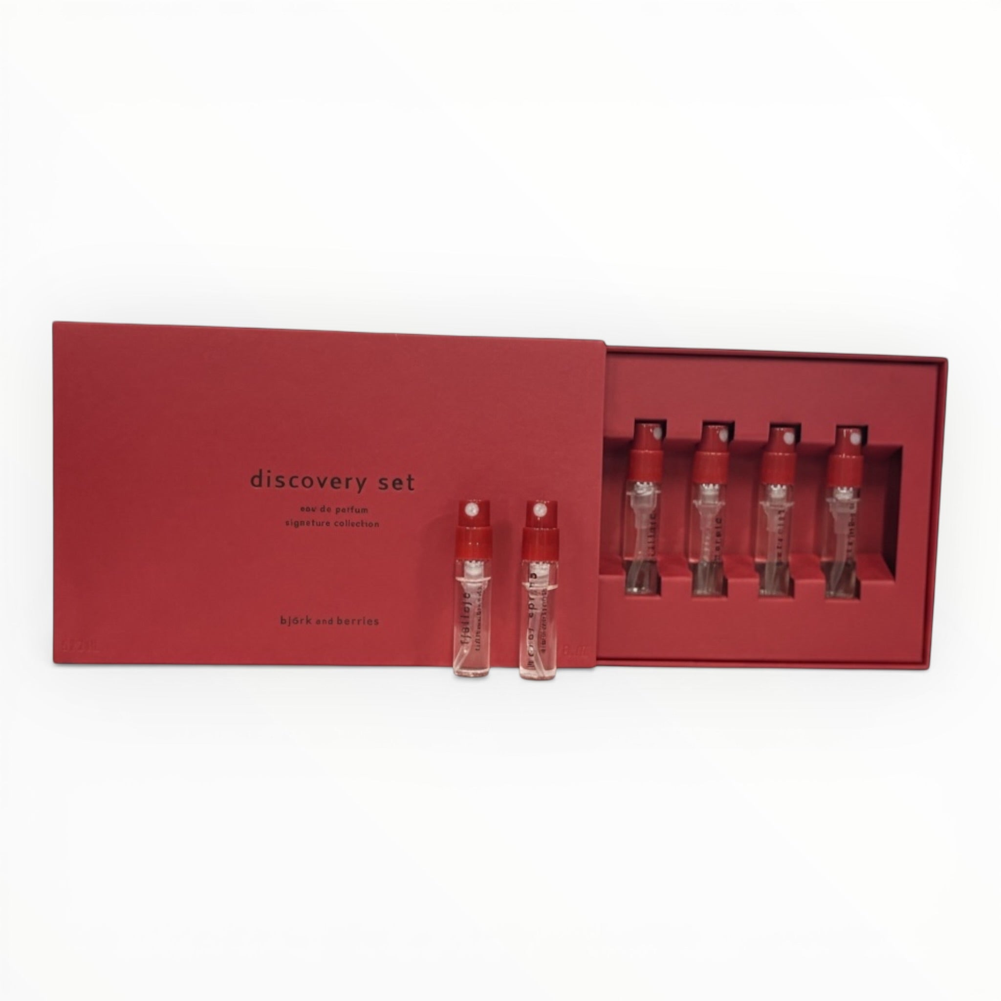 Bjork and Berries Eau de Parfum Discovery Set Signature Collection 6 x 2 ml-Bjork and Berries-Oak Manor Fragrances