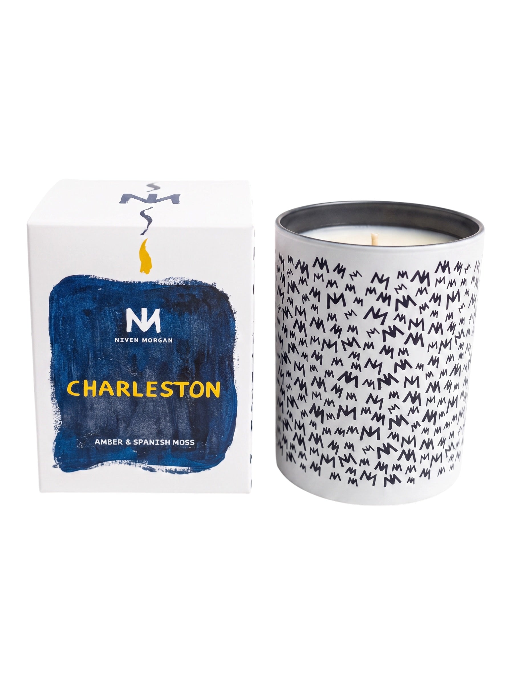 Niven Morgan Charleston Amber and Spanish Moss Candle 11 oz