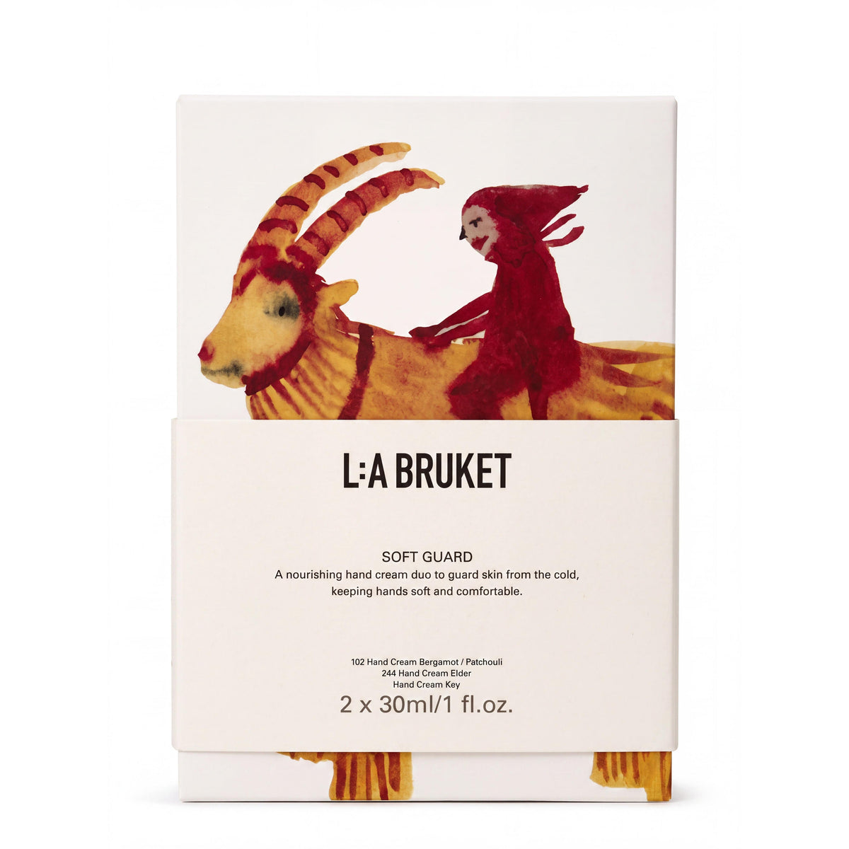 L:A Bruket Soft Guard Winter Kit - Elder Hand Cream 30 ml and Bergamot Patchouli Hand Cream 30 ml-L:A Bruket-Oak Manor Fragrances