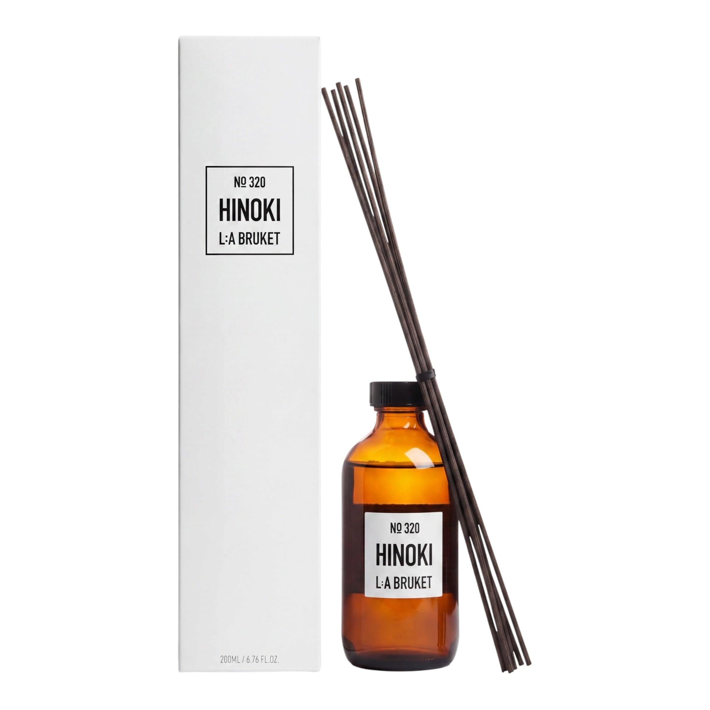 L:A Bruket No. 320 Hinoki Home Reed Diffuser 200 ml-L:A Bruket-Oak Manor Fragrances