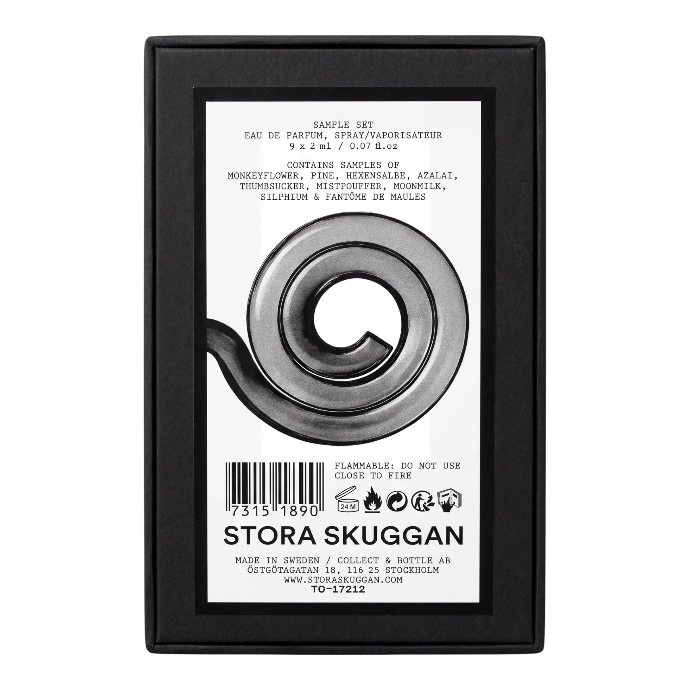 Stora Skuggan Collection Discovery Sample Set 9 x 2 ml Gift Set-Stora Skuggan-Oak Manor Fragrances
