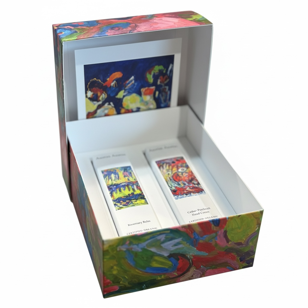 Austin Austin Organic Rosemary Balm and Cedar Patchouli Hand Cream Gift Set-Austin Austin-Oak Manor Fragrances