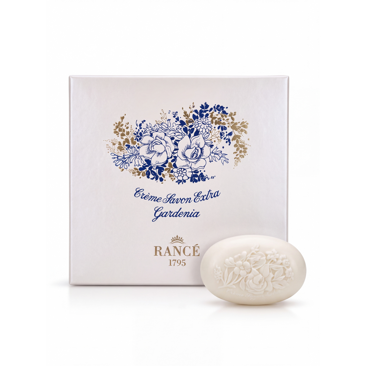 Rance 1795 Soaps Gardenia Soap Box-Rance Soaps-Oak Manor Fragrances