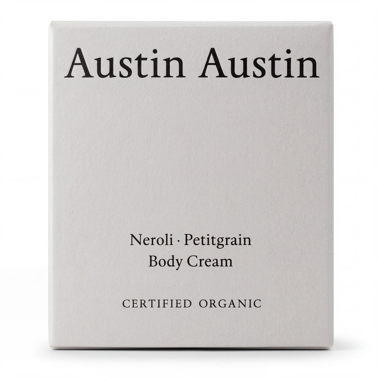 Austin Austin Organic Neroli and Petitgrain Body Cream-Austin Austin-Oak Manor Fragrances