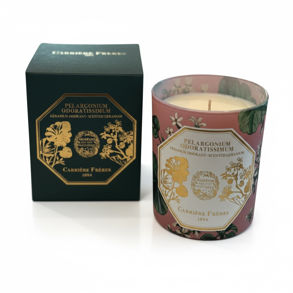 Carriere Freres Geranium Museum Collection Candle 185 g-Carriere Freres-Oak Manor Fragrances