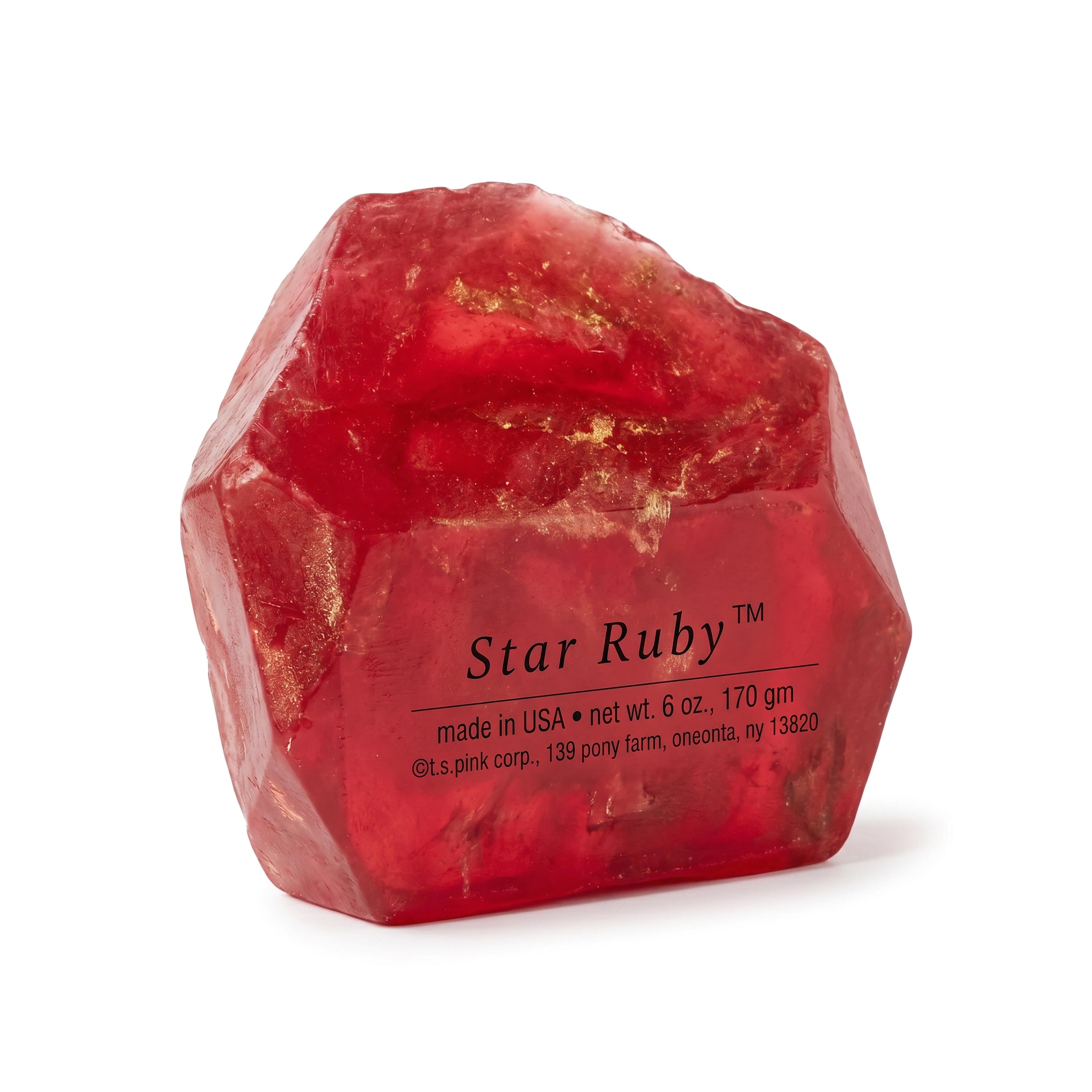 T.S. Pink SoapRocks 6 oz Star Ruby-T.S. Pink SoapRocks-Oak Manor Fragrances